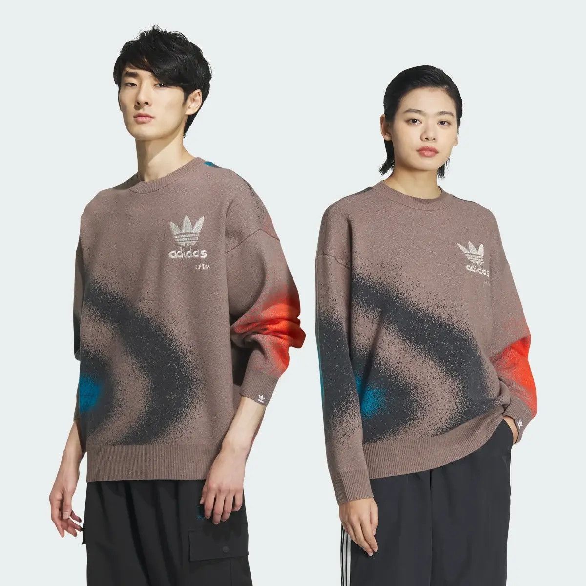 Adidas × Song For The Mute adidas SFTM(Song For The Mute) Allover Print Sweater - us S Size US S / EU 44-46 / 1 - 1 Thumbnail