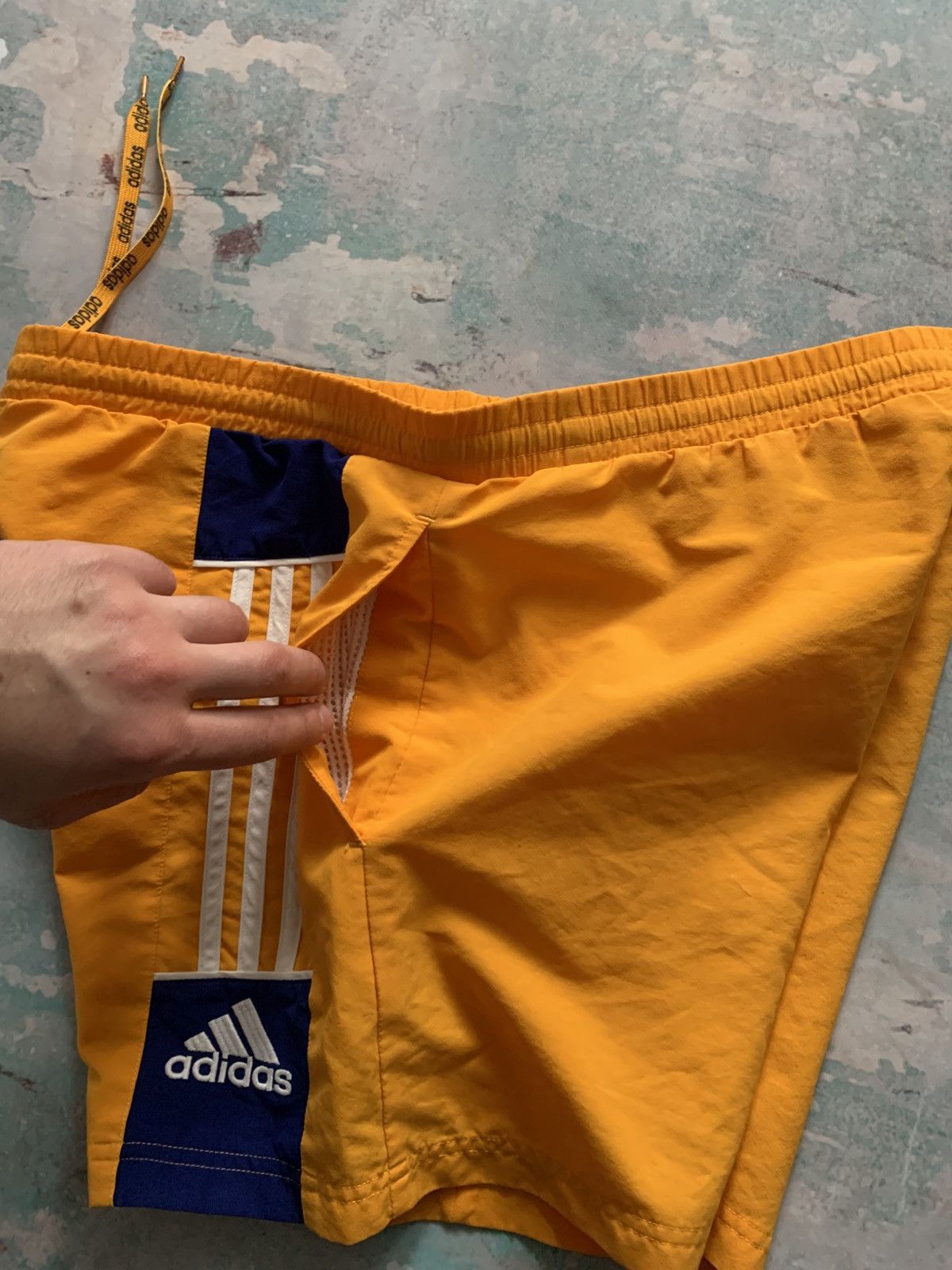 Adidas × Vintage Vintage Adidas 1999s Swimming Shorts Swimwear Size US 36 / EU 52 - 6 Thumbnail
