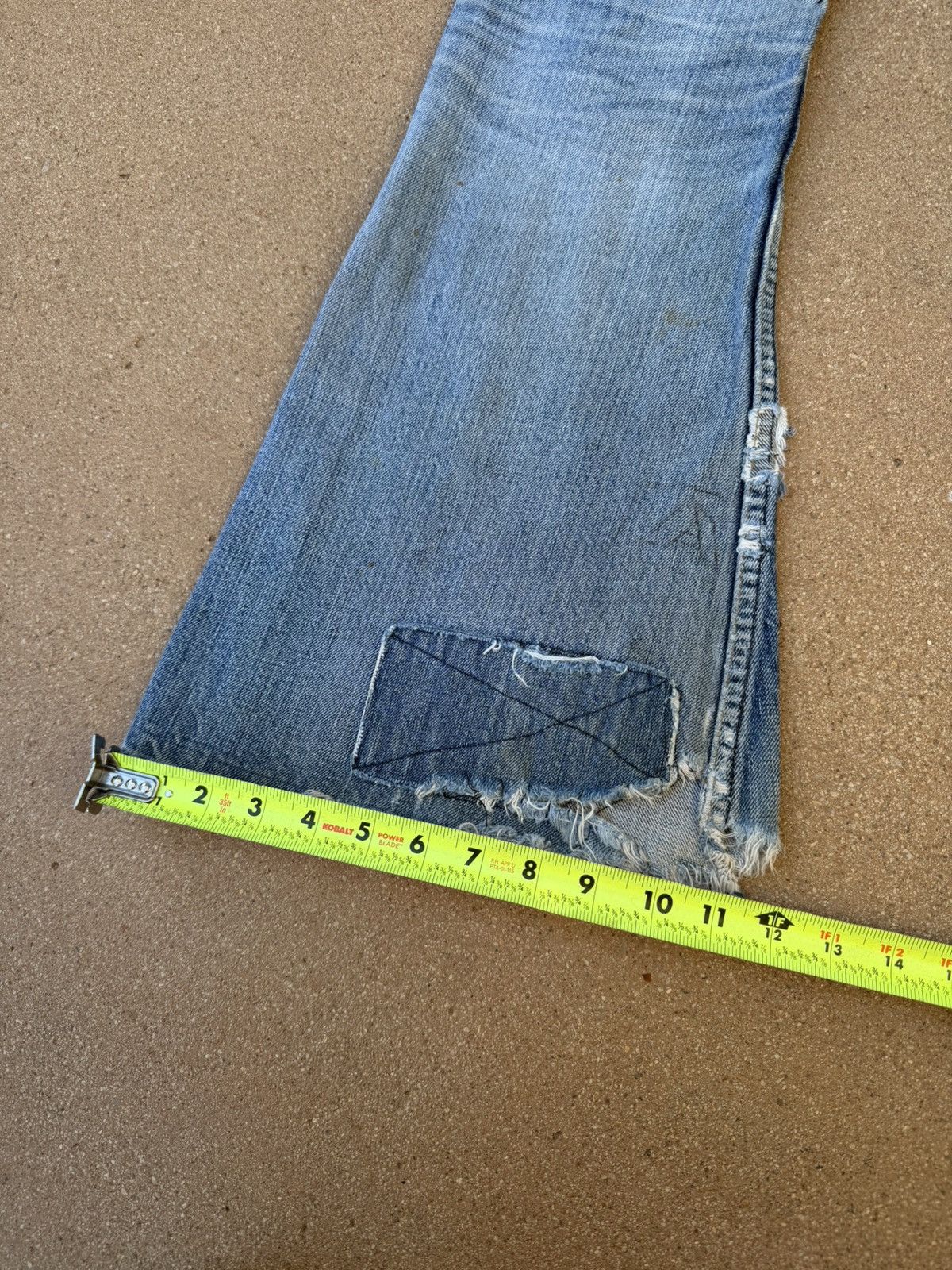 Levi's Vtg 70’s Levi’s 684 Orange Tab Bellbottom Hippie Jeans 30x30 Size US 30 / EU 46 - 13 Thumbnail
