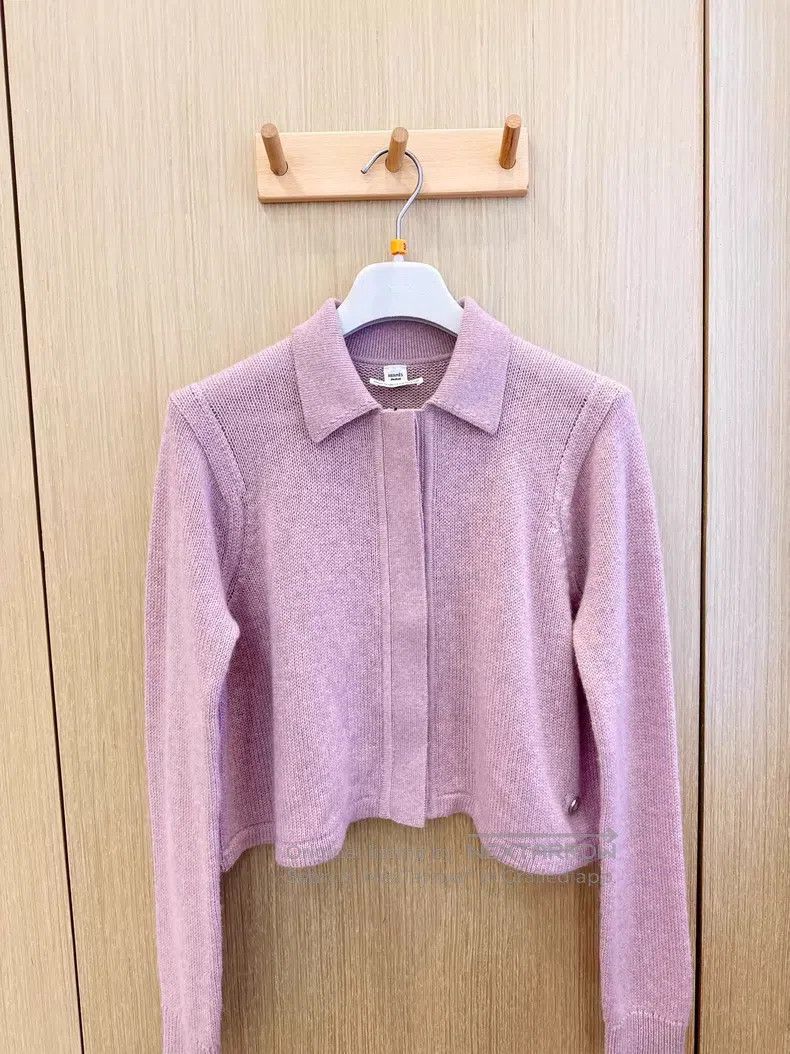 Hermes Hermes All cashmere pink cardigan sweater Size XXS / US 00 / IT 34 - 2 Thumbnail