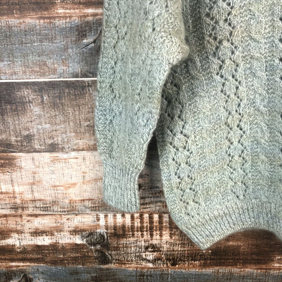 Japanese Brand Japan cardigan vintage faded Green Knitwear #A2282 Size S / US 4 / IT 40 - 13 Thumbnail