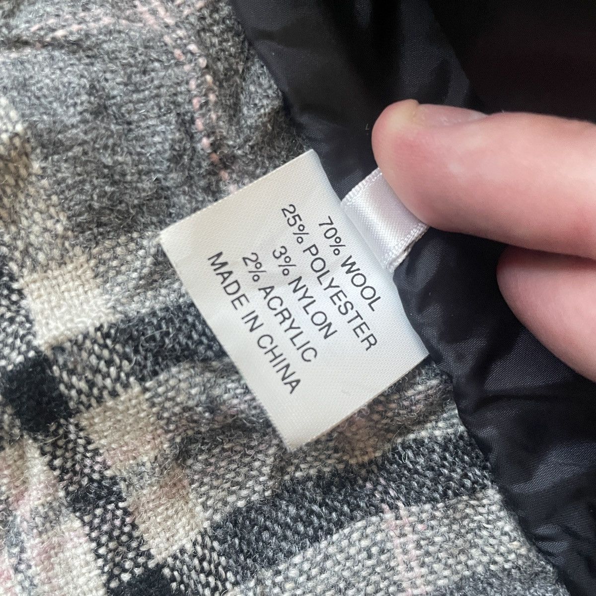 Marithe + Francois Girbaud Marithé et François Girbaud Rare Sample Wool Check Coat Size US L / EU 52-54 / 3 - 8 Thumbnail