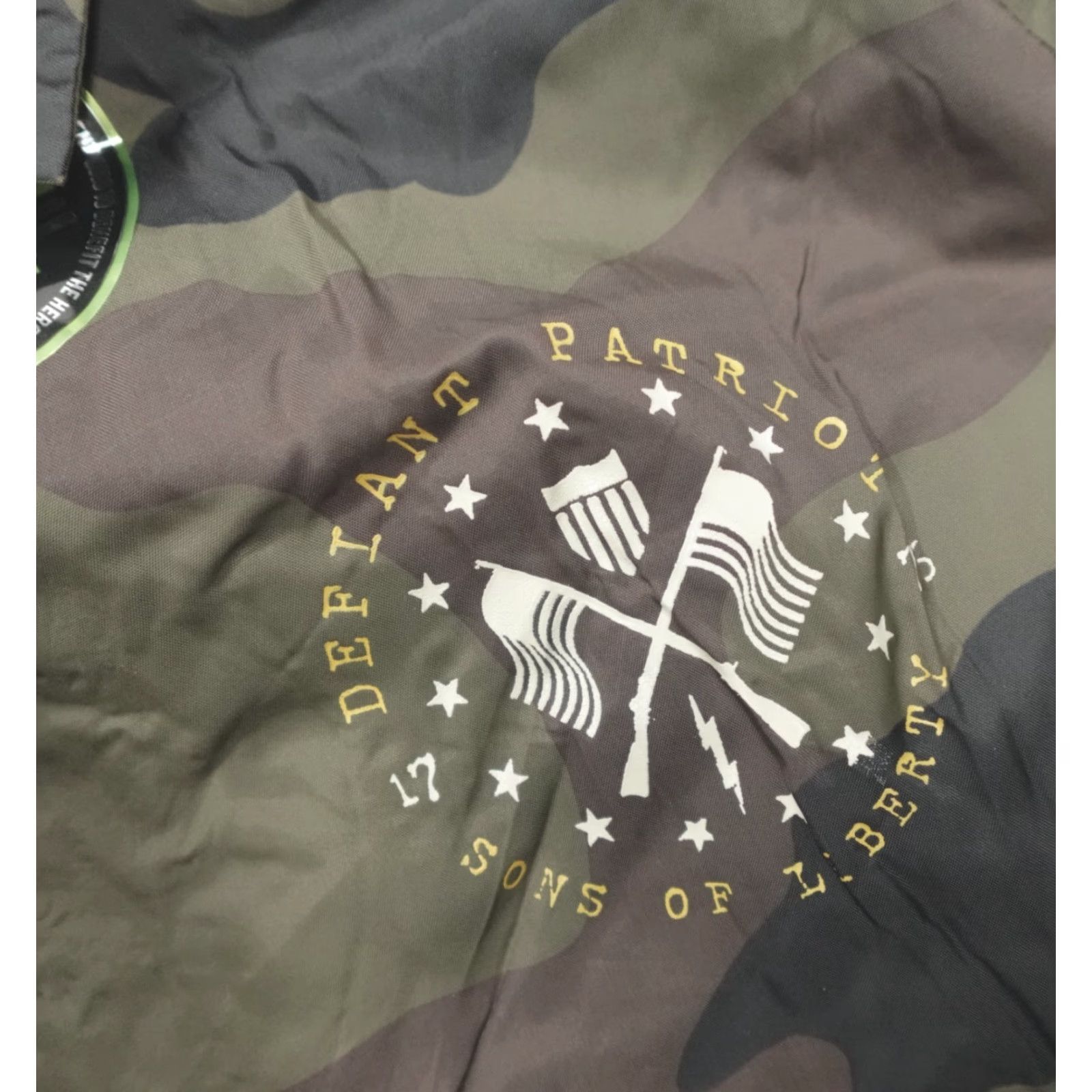Vintage Howitzer Defiant Patriot Skull Camo Coach Jacket Men’s L Army Softshell Size US L / EU 52-54 / 3 - 5 Thumbnail