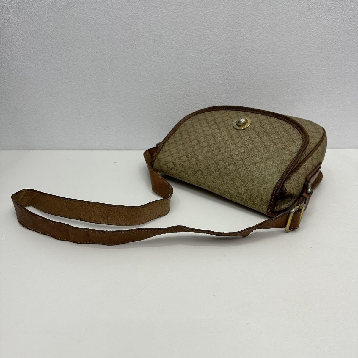 Celine ‼️YES‼️ AUTHENTIC CELINE MACADAM SHOULDER SHOULDER BAG Size ONE SIZE - 19 Thumbnail