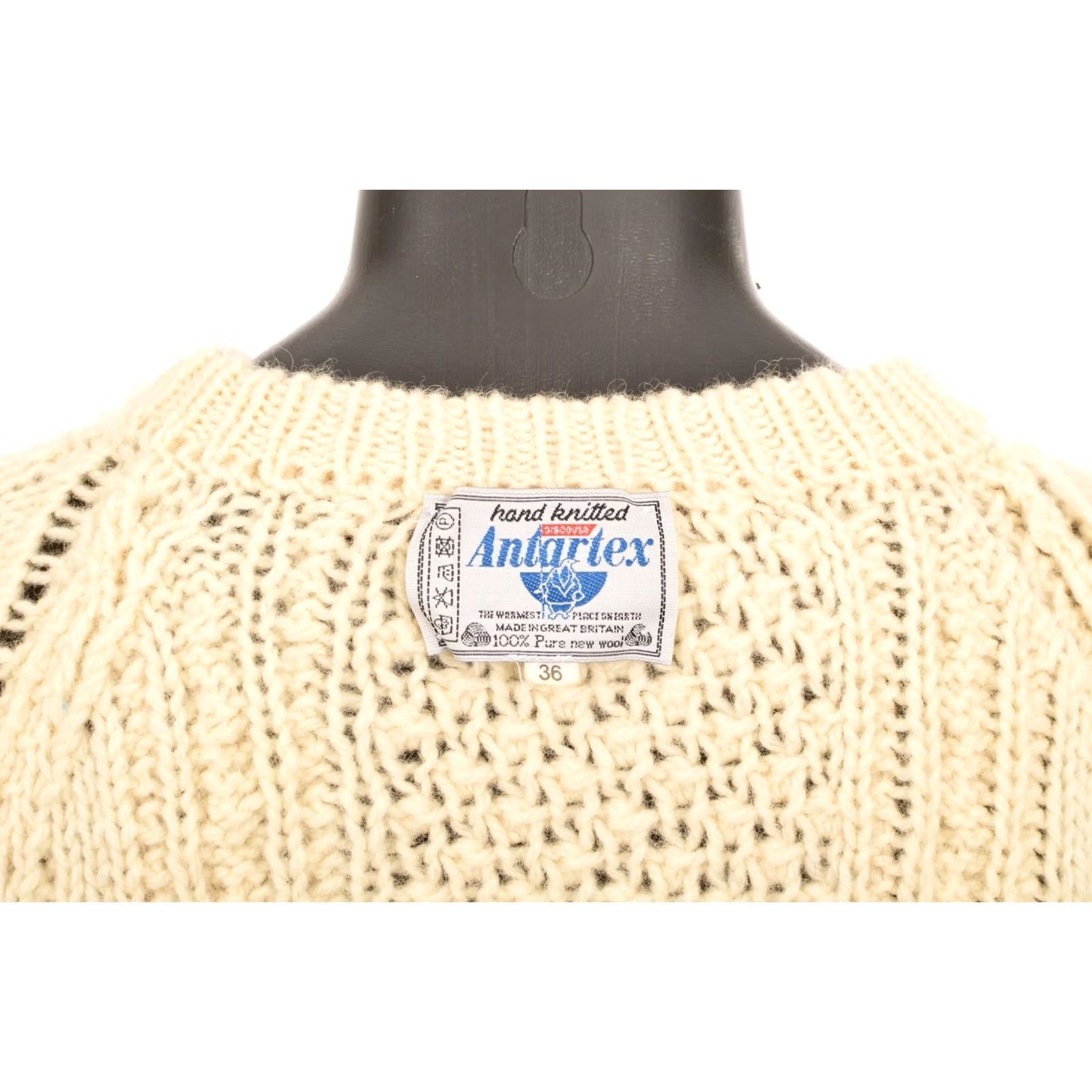 Vintage DDP Antartex Vintage Fisherman Pullover Sweater Size 36 Mens Shirt Sweater Ivory 36 Vintage Fisherman Pullover DDP Antartex Mens Ivory Sweater Size US S / EU 44-46 / 1 - 5 Thumbnail