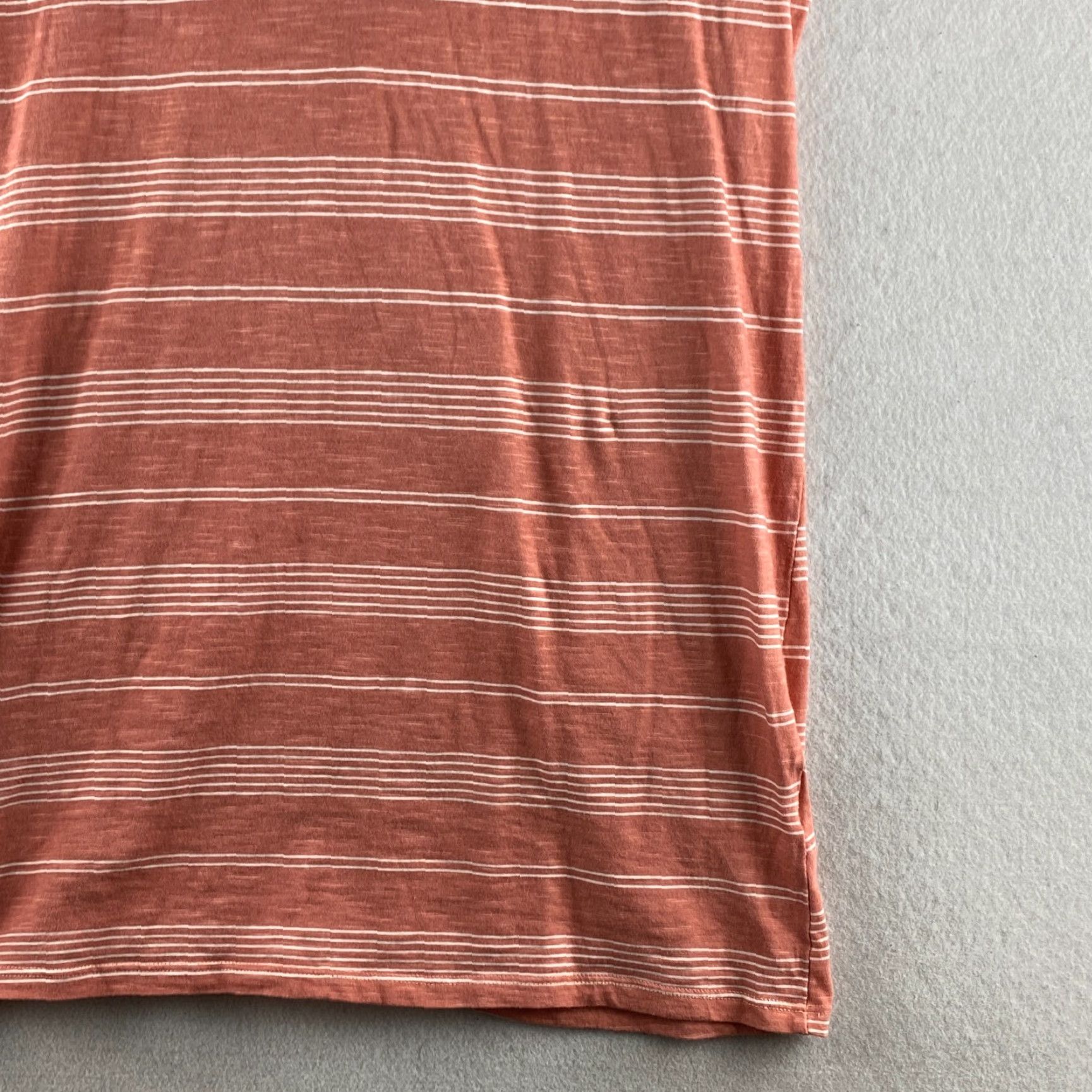 Billabong Billabong Shirt Womens M Pink Striped Cap Sleeve Open Back Soft Knit Casual Blouse Size M / US 6-8 / IT 42-44 - 3 Thumbnail