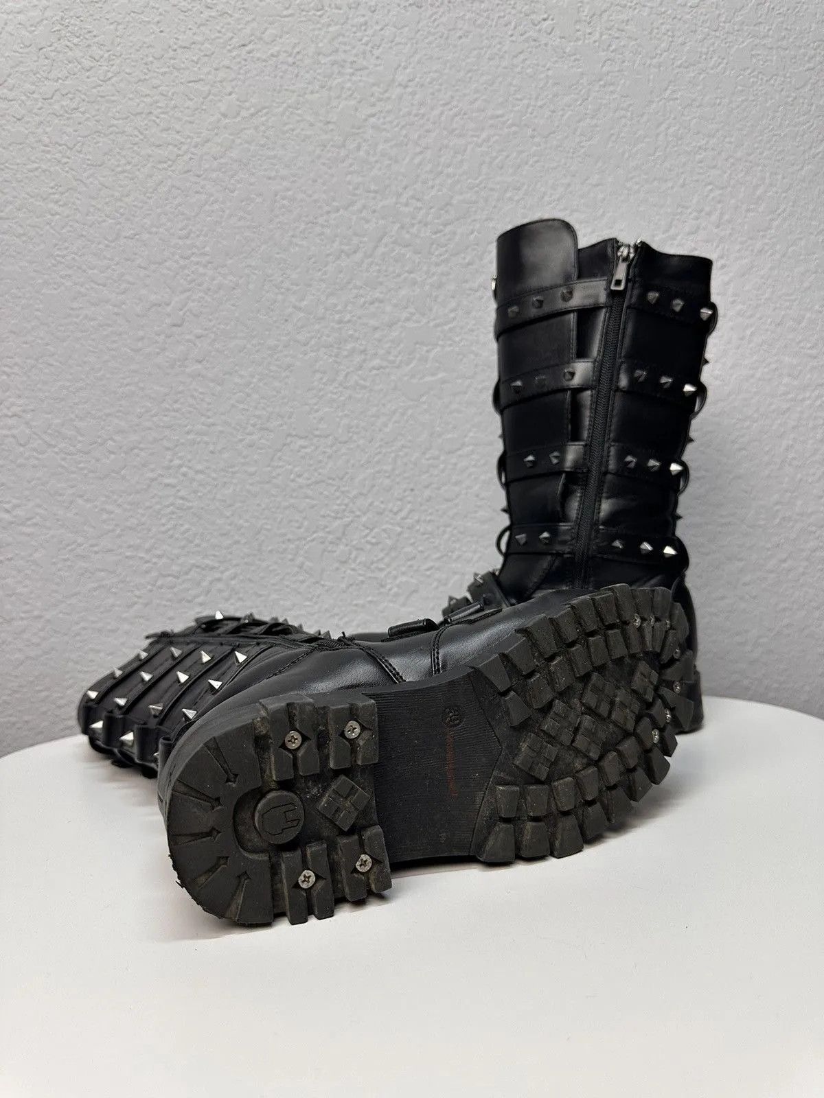 Vintage Vintage Leather boots Gothicana Gothic Style Avantgrade Size US 9 / IT 39 - 7 Thumbnail