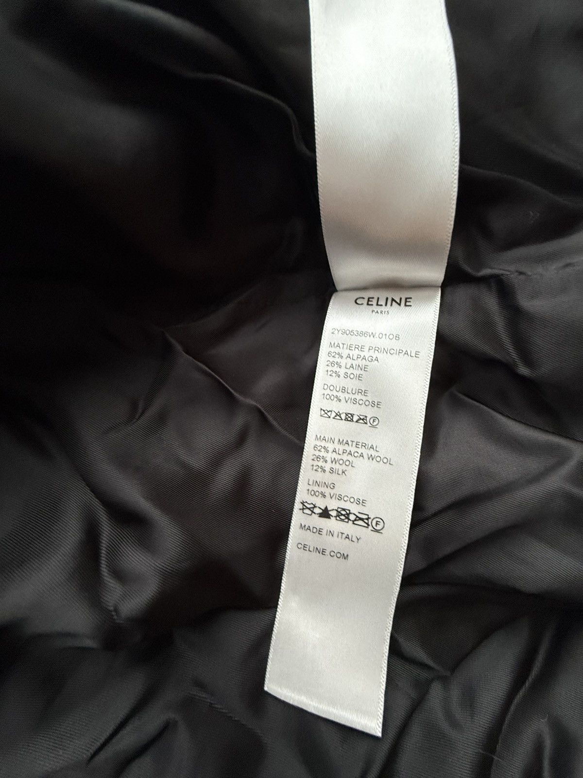 Celine Celine FW23 white tiger fleece logo hoodie Hedi Slimane Size US M / EU 48-50 / 2 - 21 Thumbnail