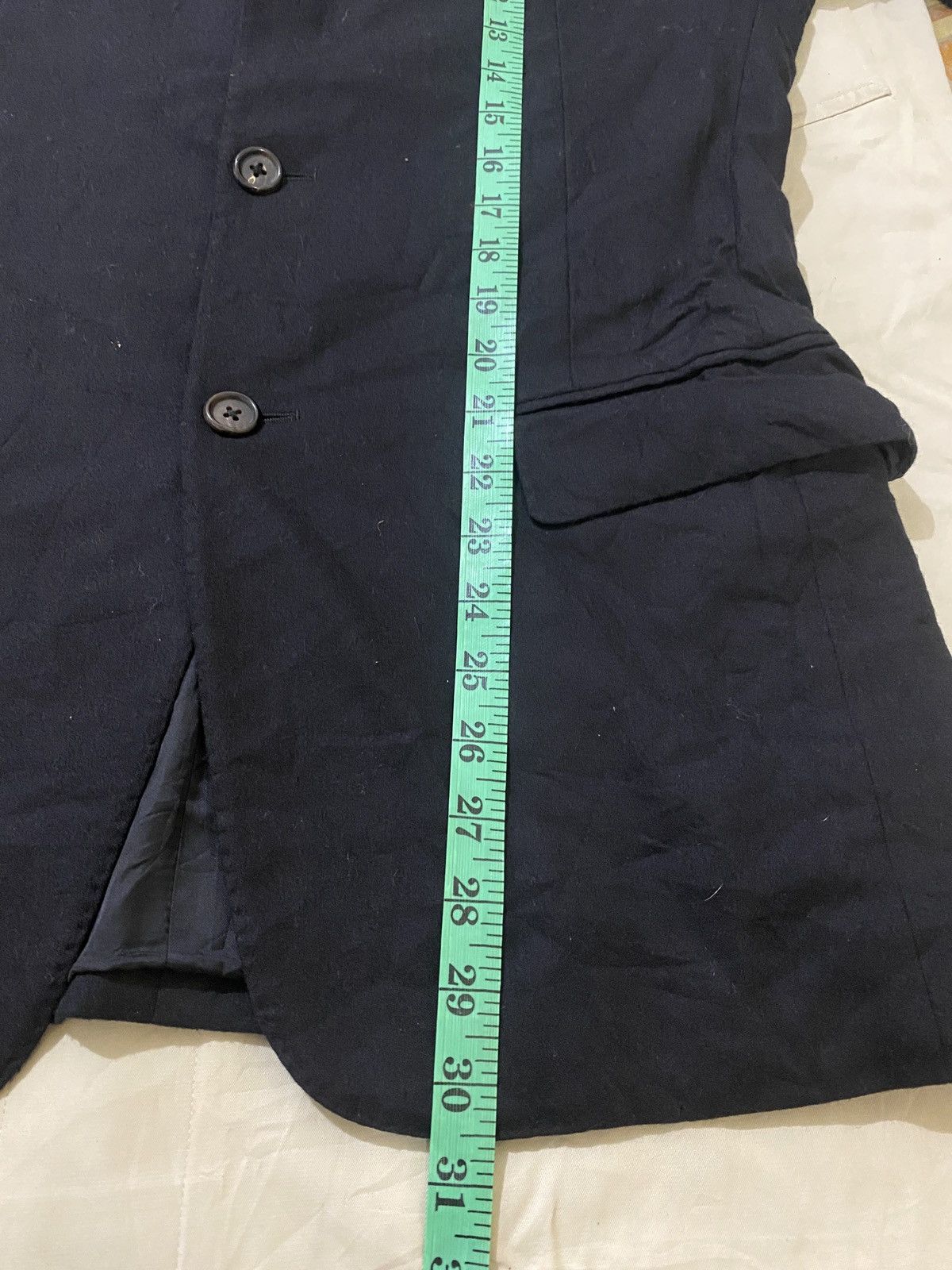 Yves Saint Laurent ✨Yves Saint Laurent YSL Buttons Wool Navy Blue Blazer Men's Size 42R - 8 Thumbnail