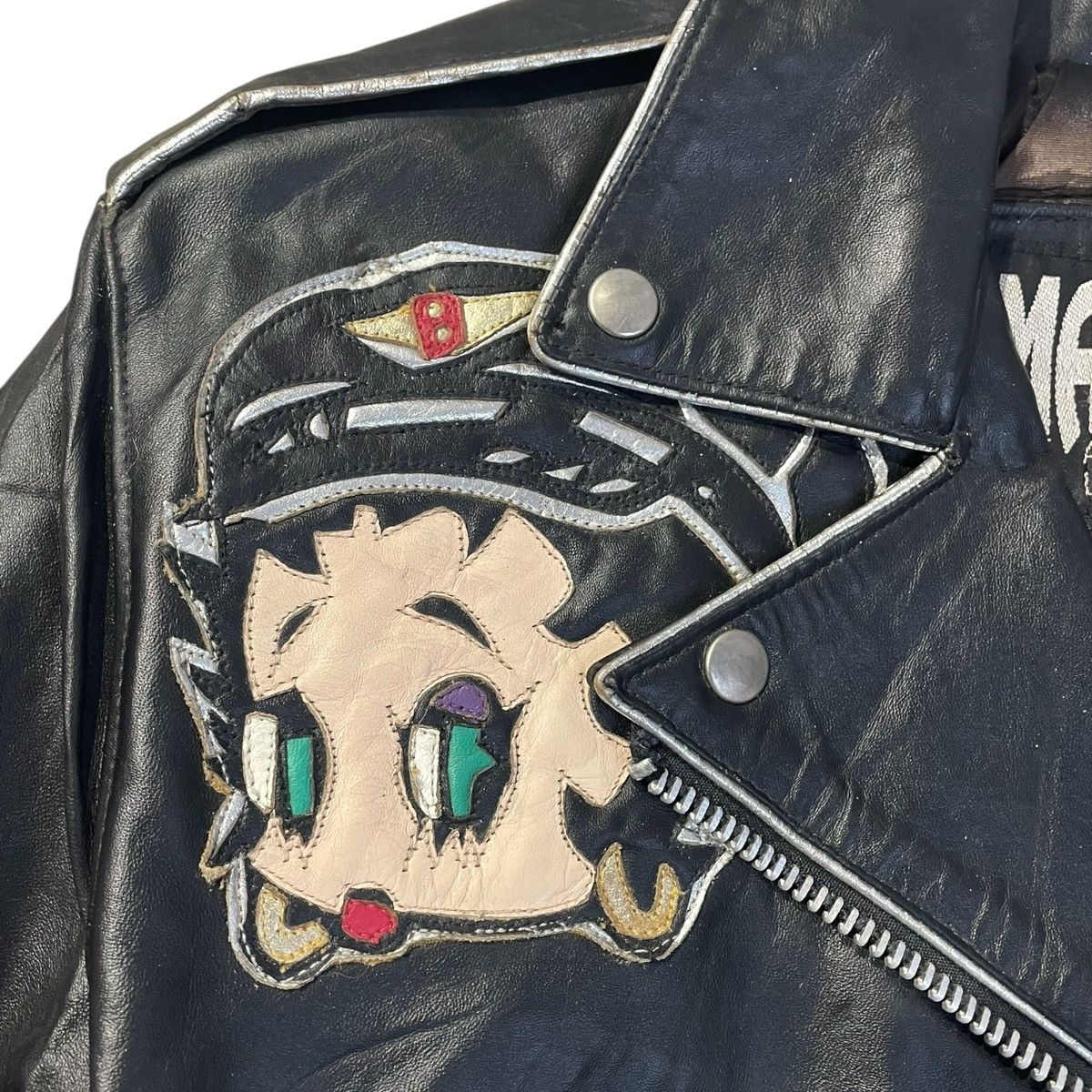 Vintage VINTAGE COLLECTIBLE BETTY BOOP COP LEATHER JACKET Size XS / US 0-2 / IT 36-38 - 7 Thumbnail