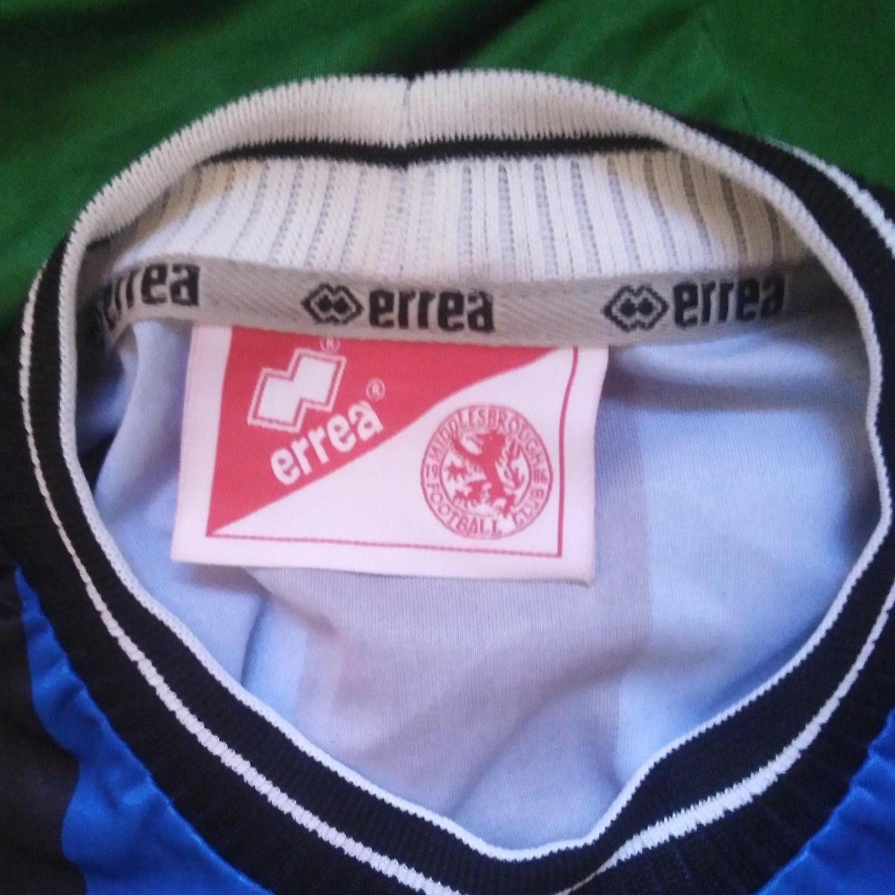 Errea Fc Middlesbrough England 2001 2002 Away shirt jersey Size US XL / EU 56 / 4 - 3 Thumbnail