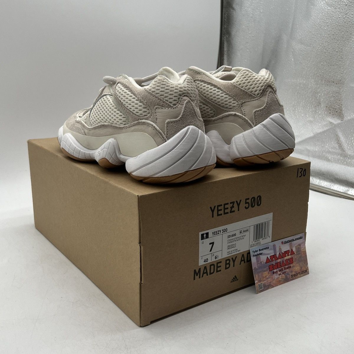 Adidas Yeezy 500 stone taupe Size US 7 / EU 40 - 4 Thumbnail