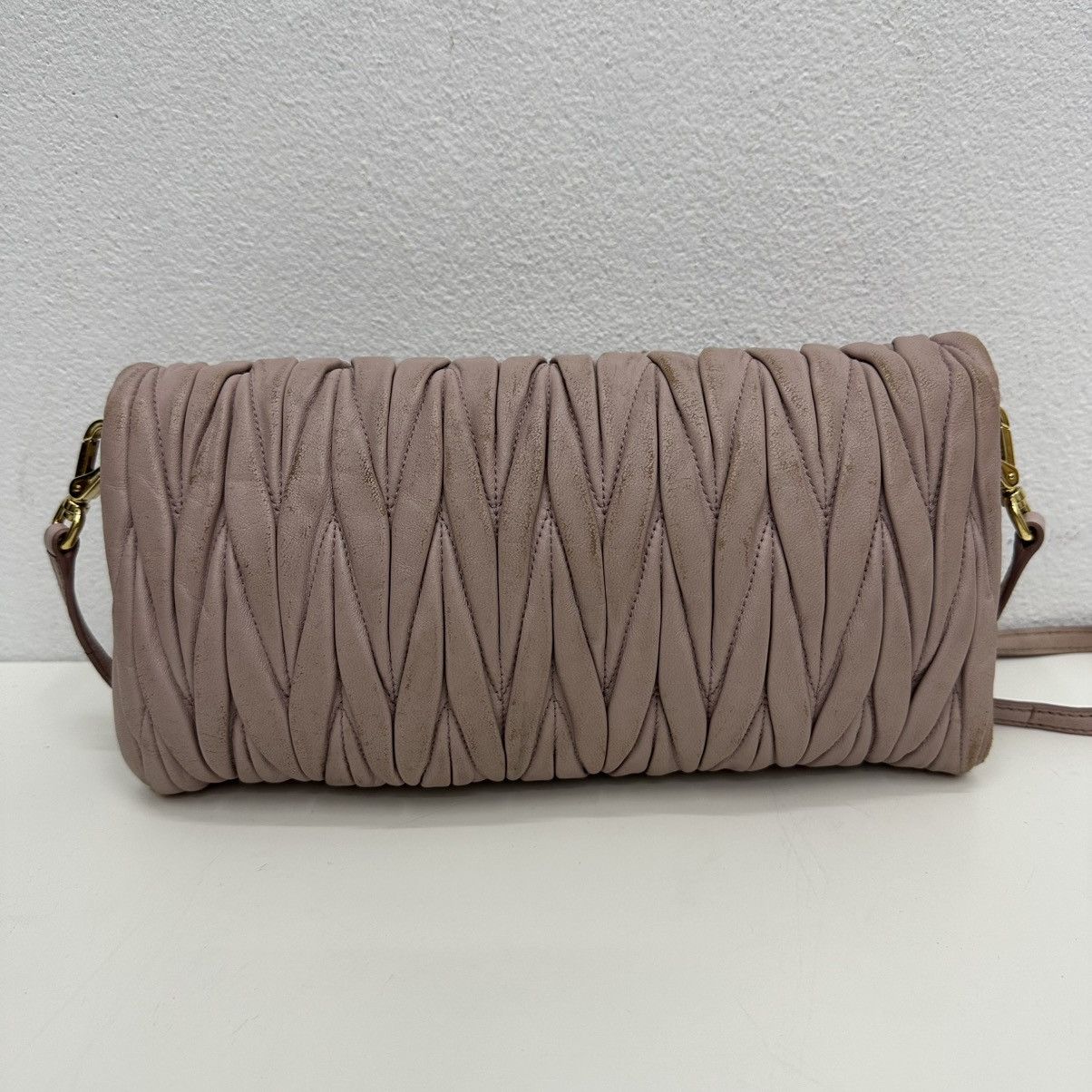 Miu Miu ‼️YES‼️ MIU MIU MATELASSE LEATHER FLAP CROSSBODY CLUTCH BAG Size ONE SIZE - 6 Thumbnail