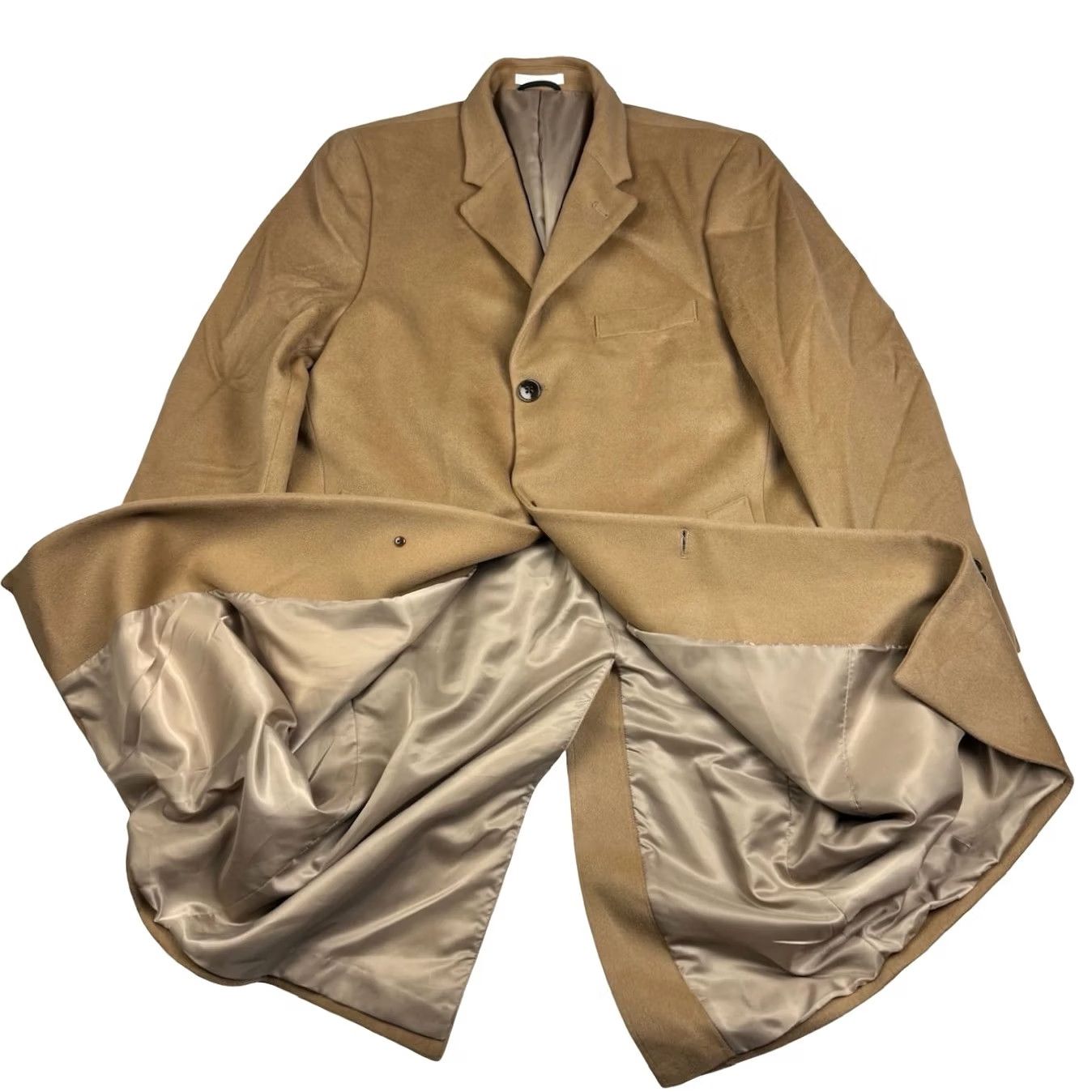 Ralph Lauren VINTAGE? No — Ralph Lauren Men’s Wool Blend Trench Overcoat Brown 42R Coat Size US XS / EU 42 / 0 - 3 Thumbnail