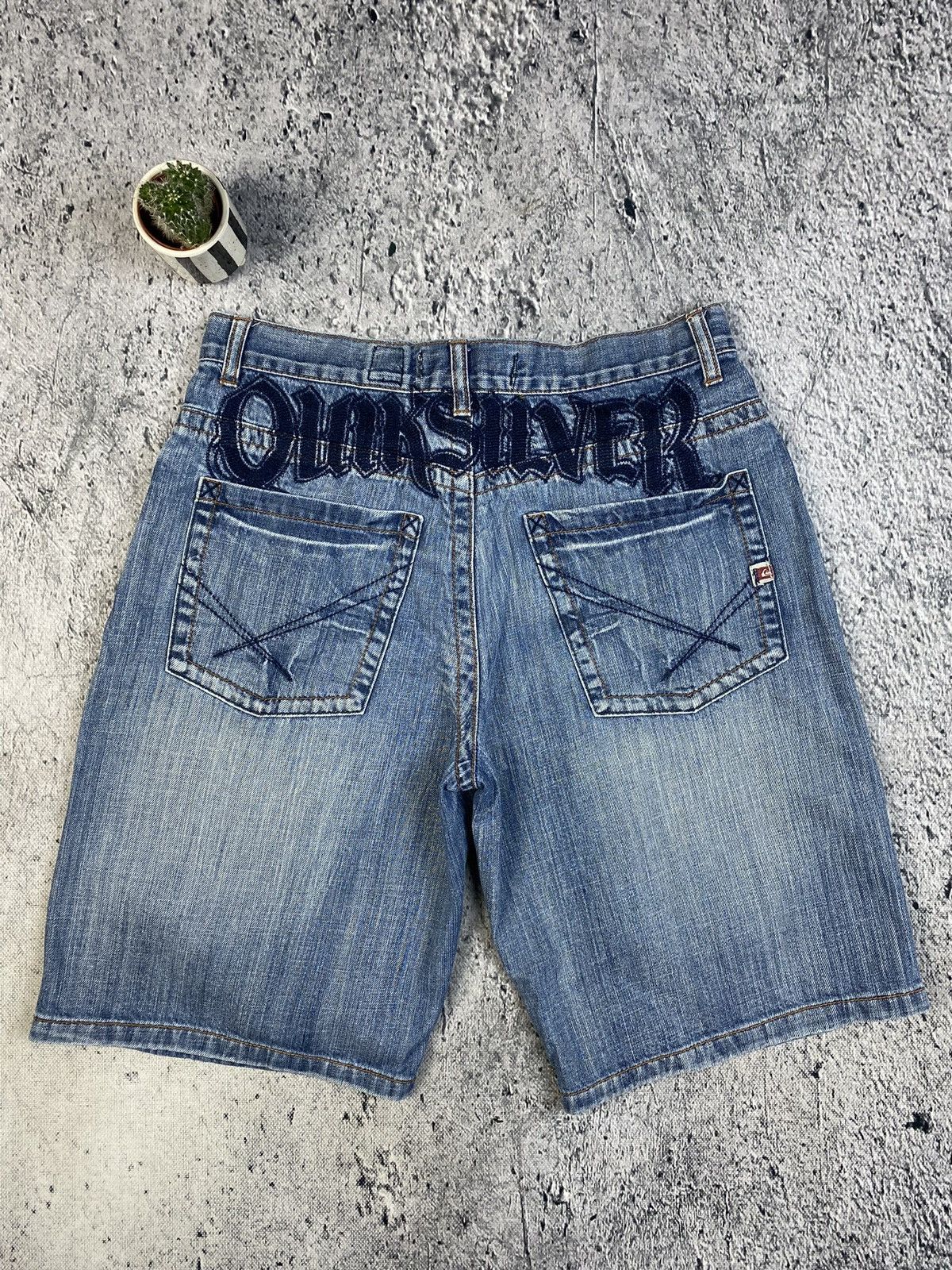 Quiksilver × Vintage Vintage y2k Shorts quiksilver Streetwear Baggy Pants Size US 32 / EU 48 - 1 Thumbnail
