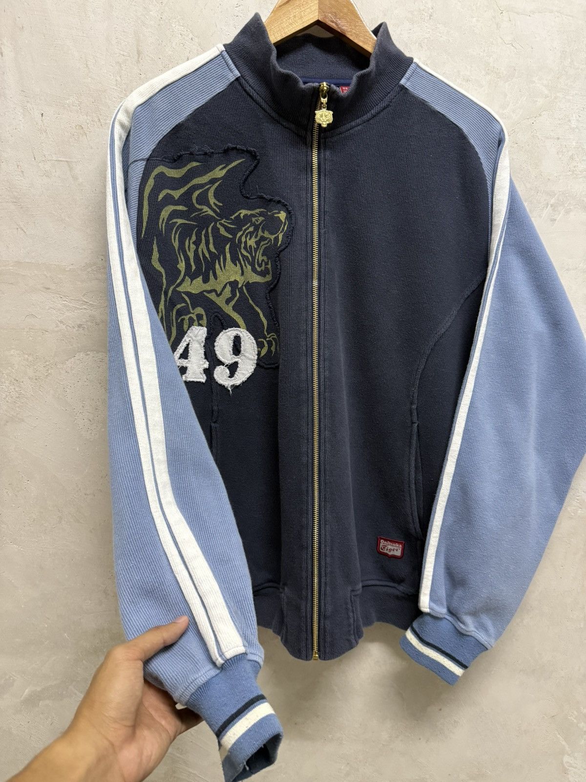 Onitsuka Tiger 2000s Archival Onitsuka Tiger Zip Up Sweater Size US L / EU 52-54 / 3 - 4 Thumbnail