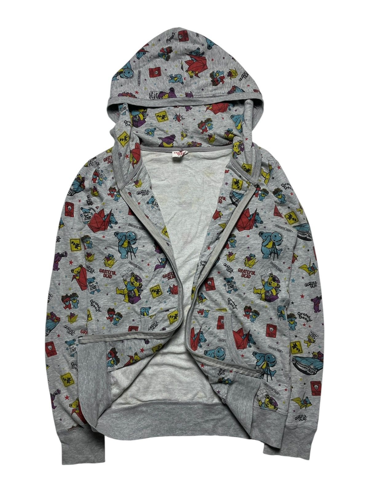 Angel Blue GFD Bear Aop Zip Hoodie Size US M / EU 48-50 / 2 - 3 Thumbnail