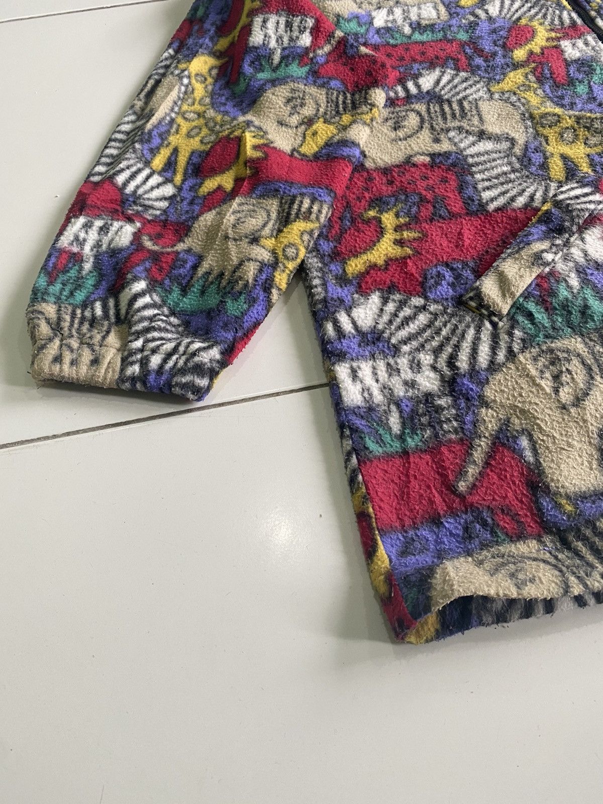 Habitat × Japanese Brand Animal Full printed Zip Up Hoodie Fleece Sweaters Size US XL / EU 56 / 4 - 6 Thumbnail