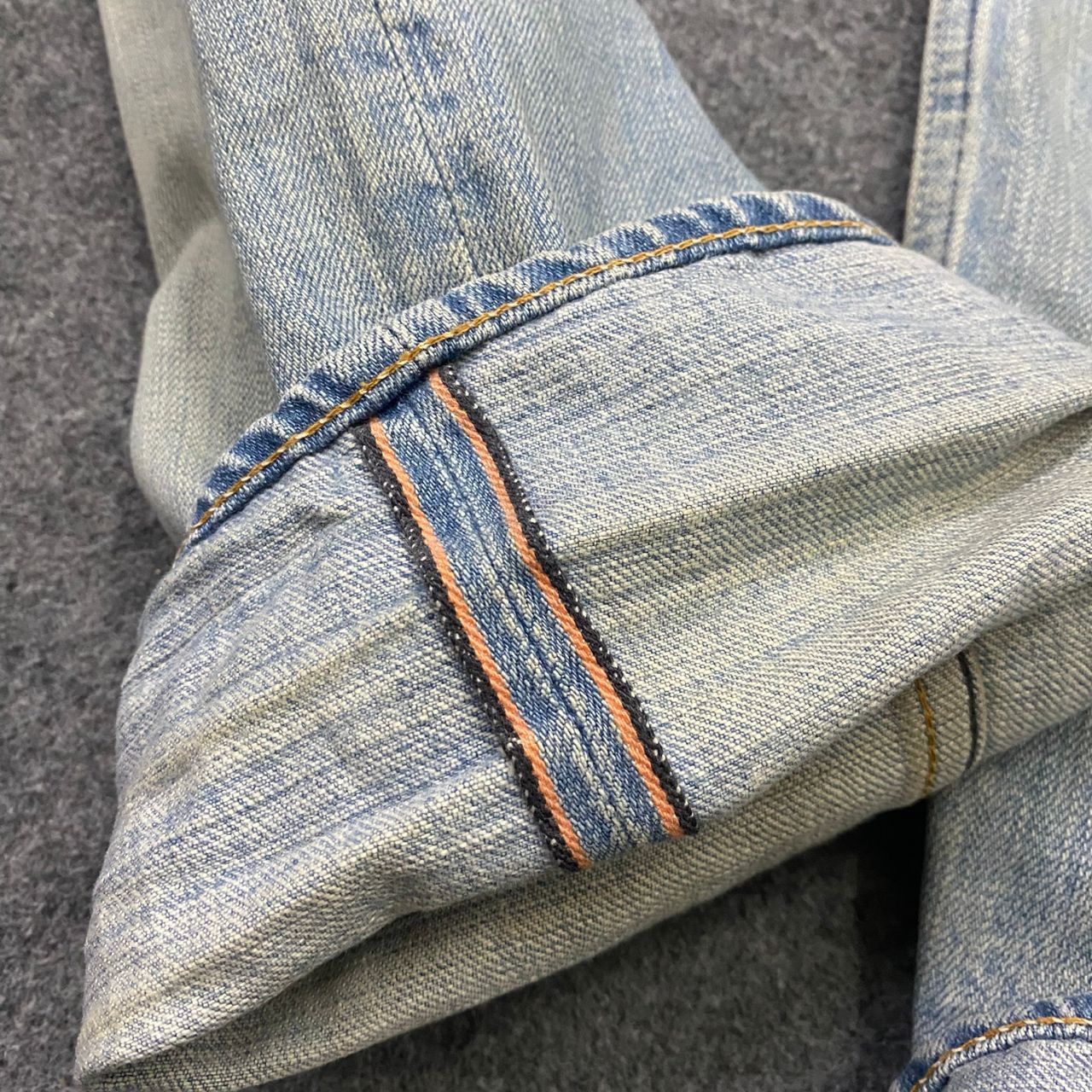 OMNIGOD 💥Best Offer💥Vintage Omigod Selvegde Distressed Denim Size US 33 - 9 Thumbnail