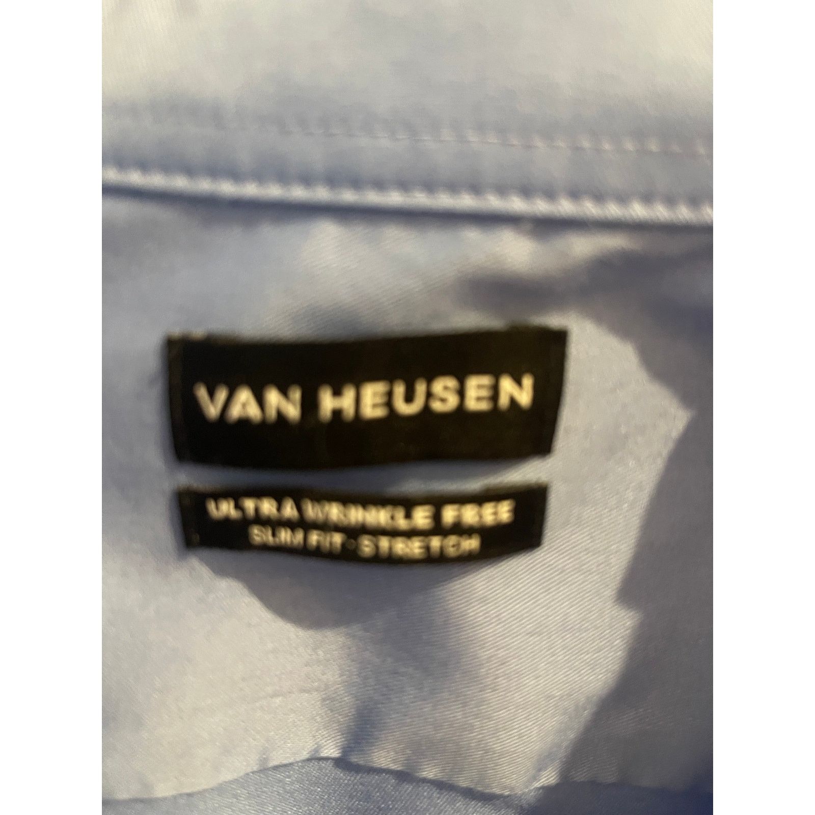 Van Heusen Van Heusen Ultra Wrinkle Free Slim Fit Stretch Sz L Size US L / EU 52-54 / 3 - 2 Thumbnail