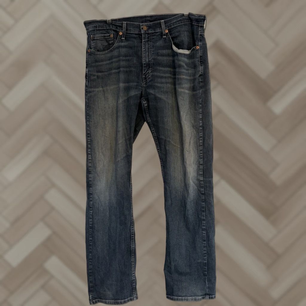 Levi's Levi's Jeans Men 559 Relaxed Straight 36x34 Blue Denim 5-Pocket Zip Belt Loops Mid Rise Regular Size Mens Size US 36 / EU 52 - 1 Thumbnail