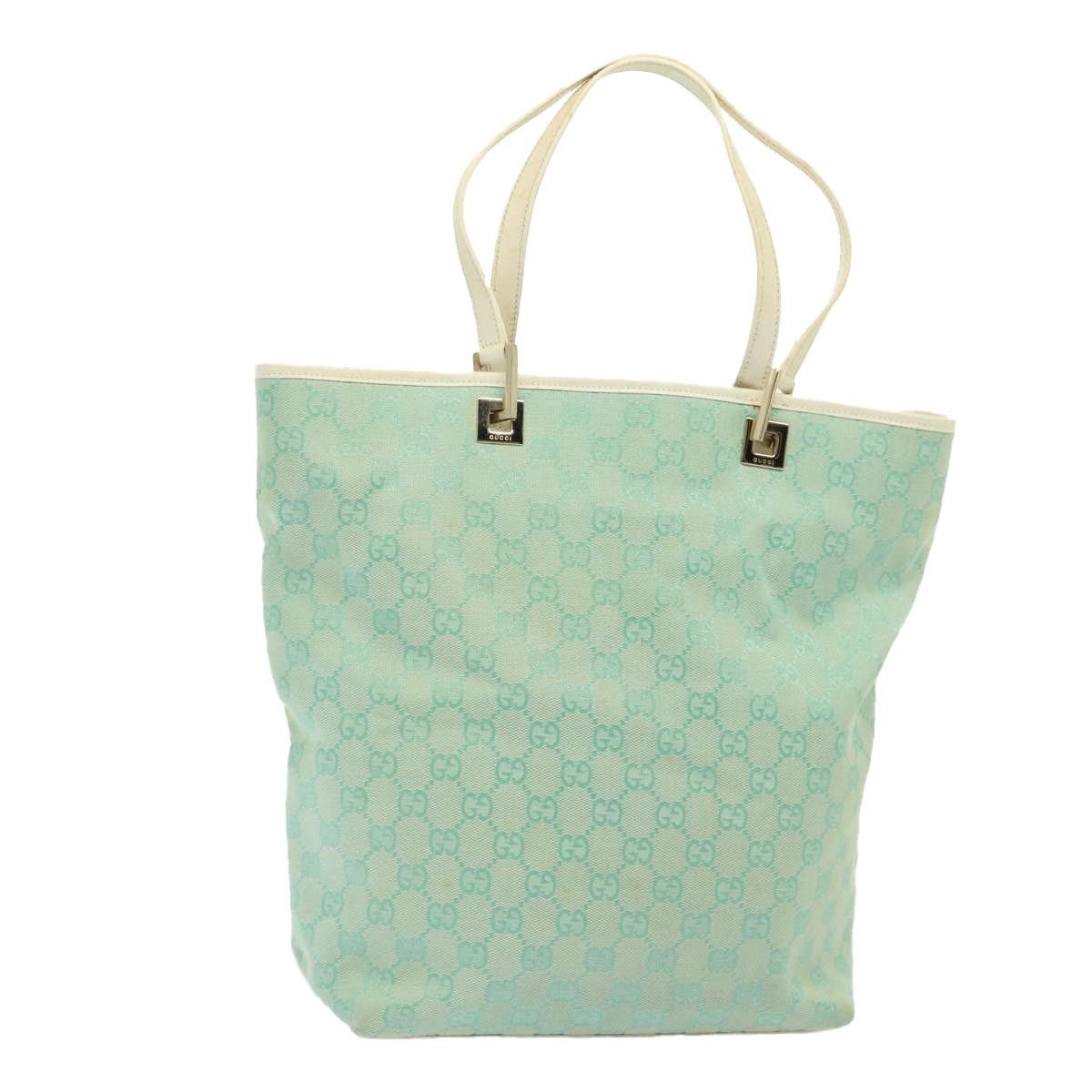 Gucci GG Canvas Shoulder Bag Light Blue 002 002, Women's