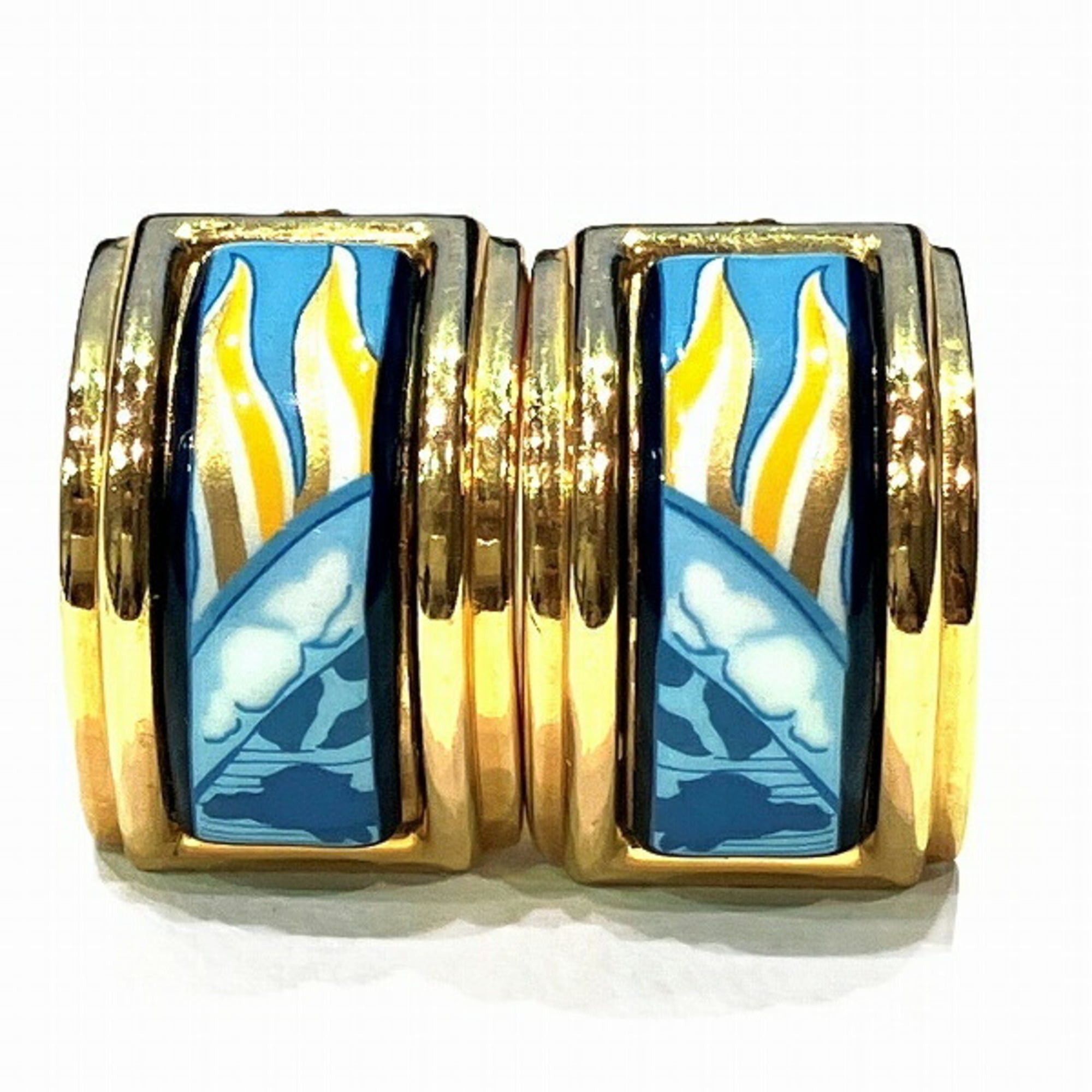 Hermes Hermes enamel brand accessories earrings for women Size ONE SIZE - 1 Thumbnail