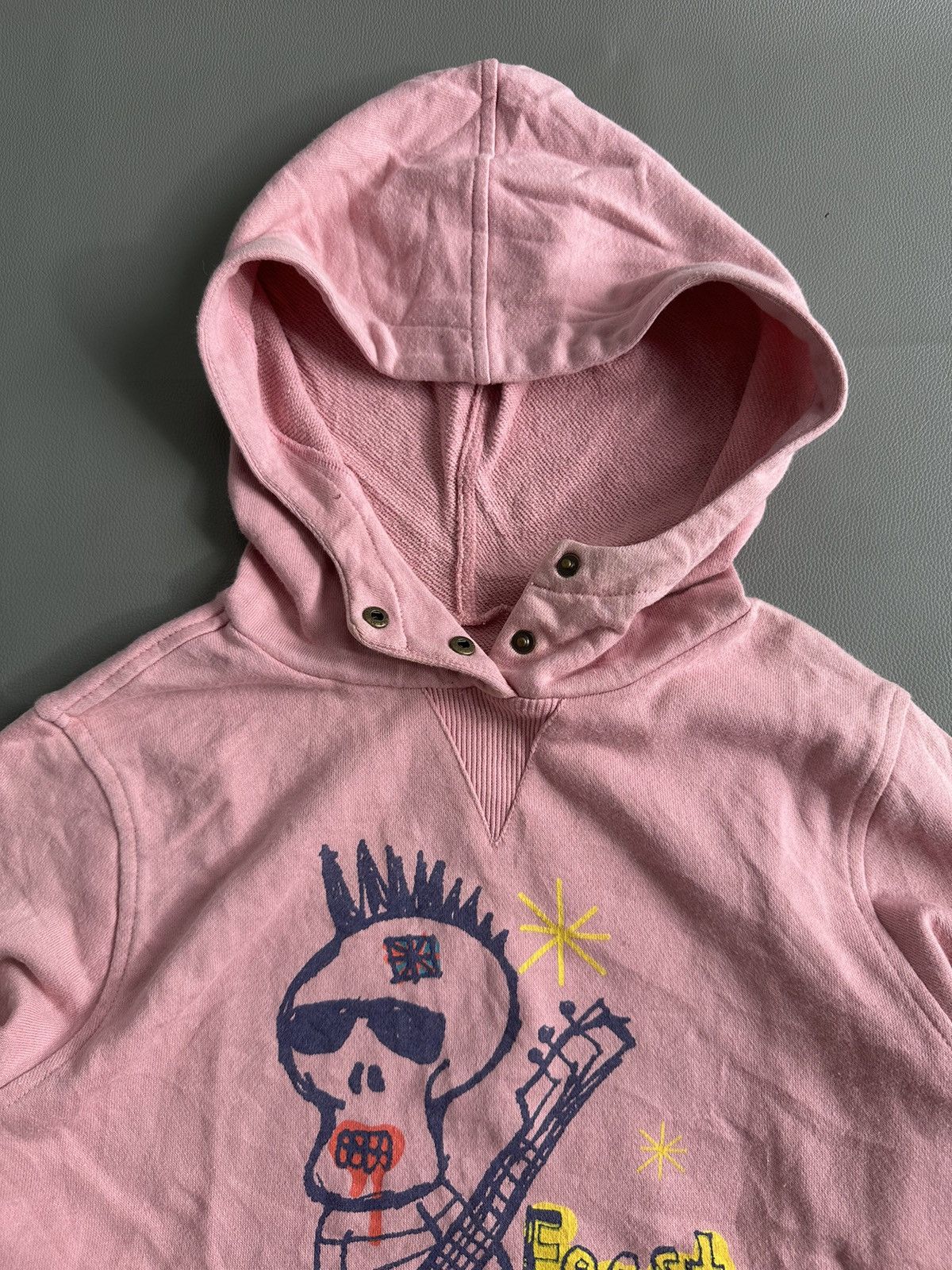 Japanese Brand × KMRii × Vintage GALOOP FEAST ON THE MUSIC ROCK AND ROLL HOODIE Size US M / EU 48-50 / 2 - 3 Thumbnail