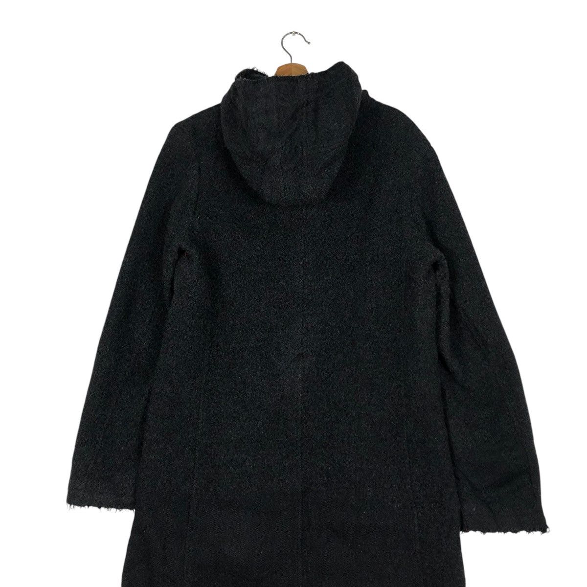 Ground Y 🔥RICH BLACK MOHAIR WOOL LONG JACKET GROUNDY YOHJI YAMAMOTO Size US M / EU 48-50 / 2 - 12 Thumbnail
