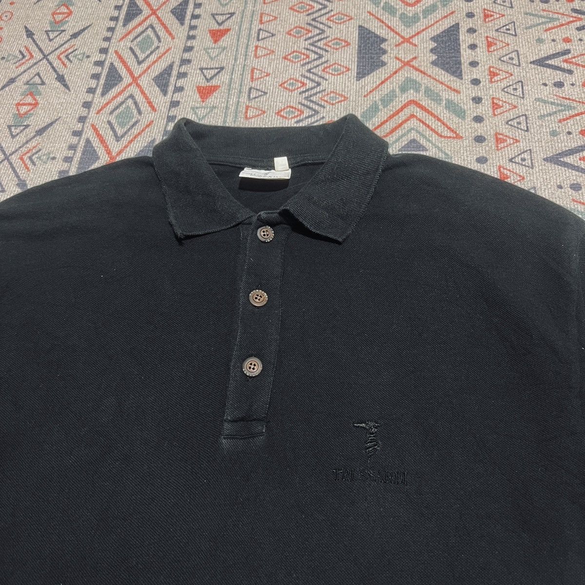 Designer Trussardi Polo Tee Size US S / EU 44-46 / 1 - 6 Thumbnail
