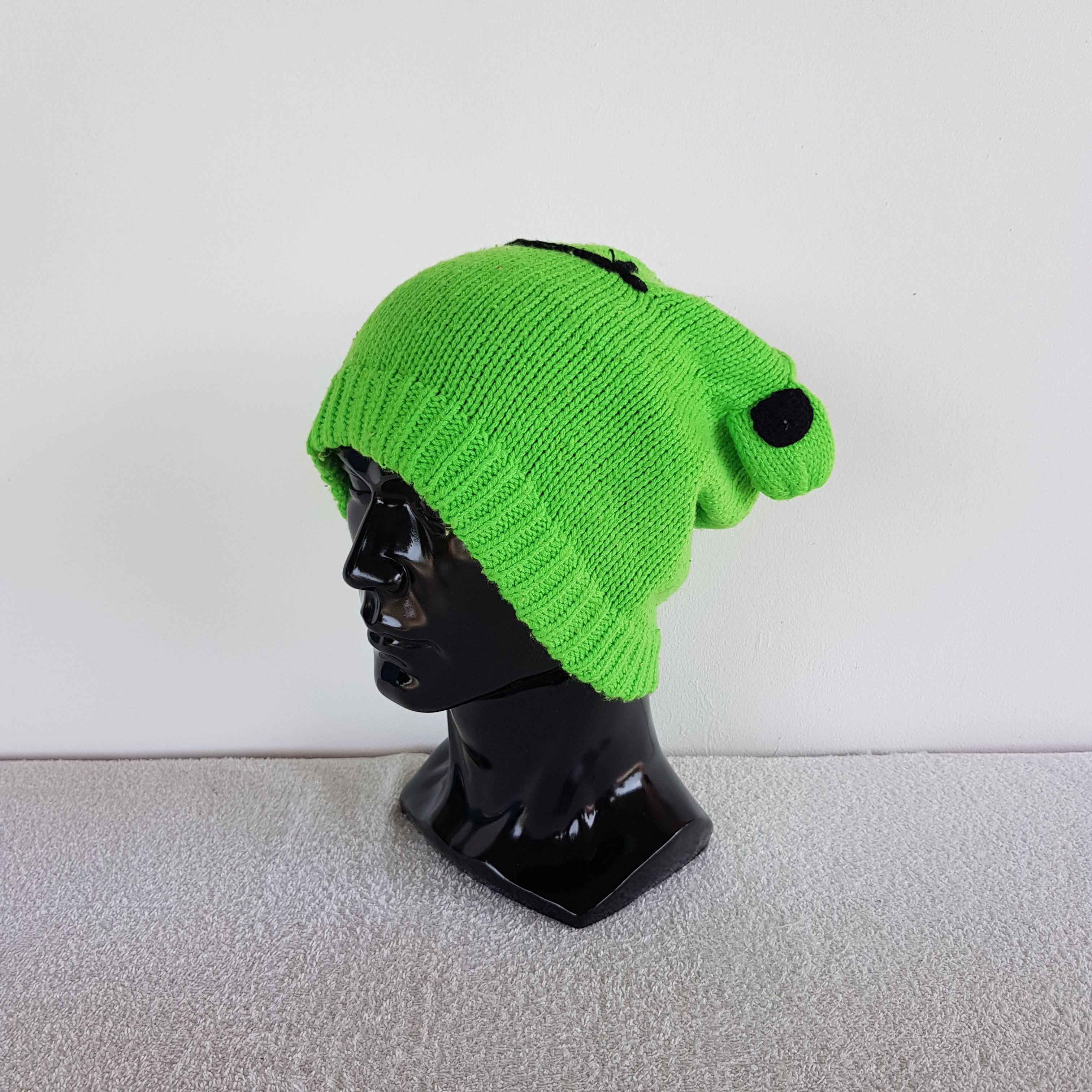 Japanese Brand Frog Beanie Kerupi Anime Cartoon Snow Cap Hats. Size ONE SIZE - 1 Thumbnail