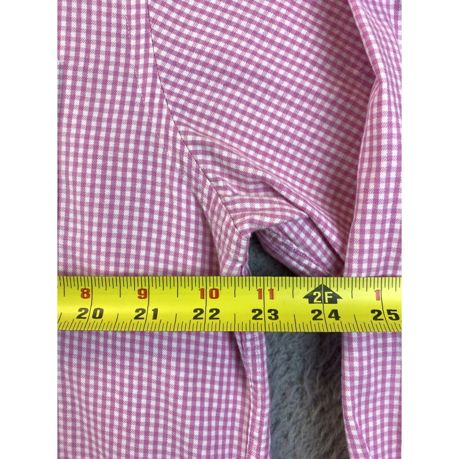 Tommy Hilfiger Tommy Hilfiger Shirt Men 16.5 Slim Button-Front Check Pink 32/33 Cotton Knit 81-26 Size US L / EU 52-54 / 3 - 6 Thumbnail
