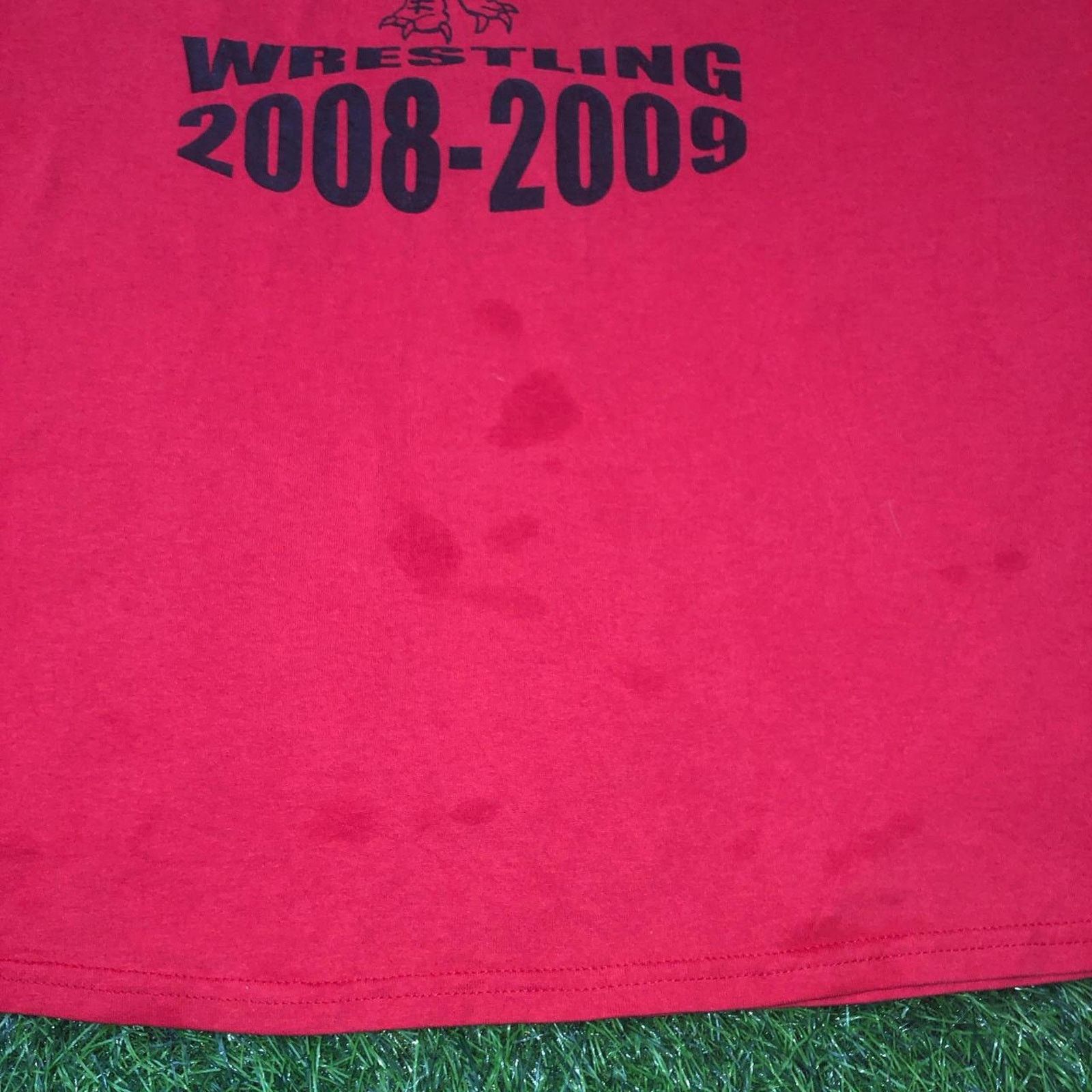 Other Vintage Red 2008 WhiteHawk Wrestling Graphic Tee Size US XXL / EU 58 / 5 - 3 Thumbnail