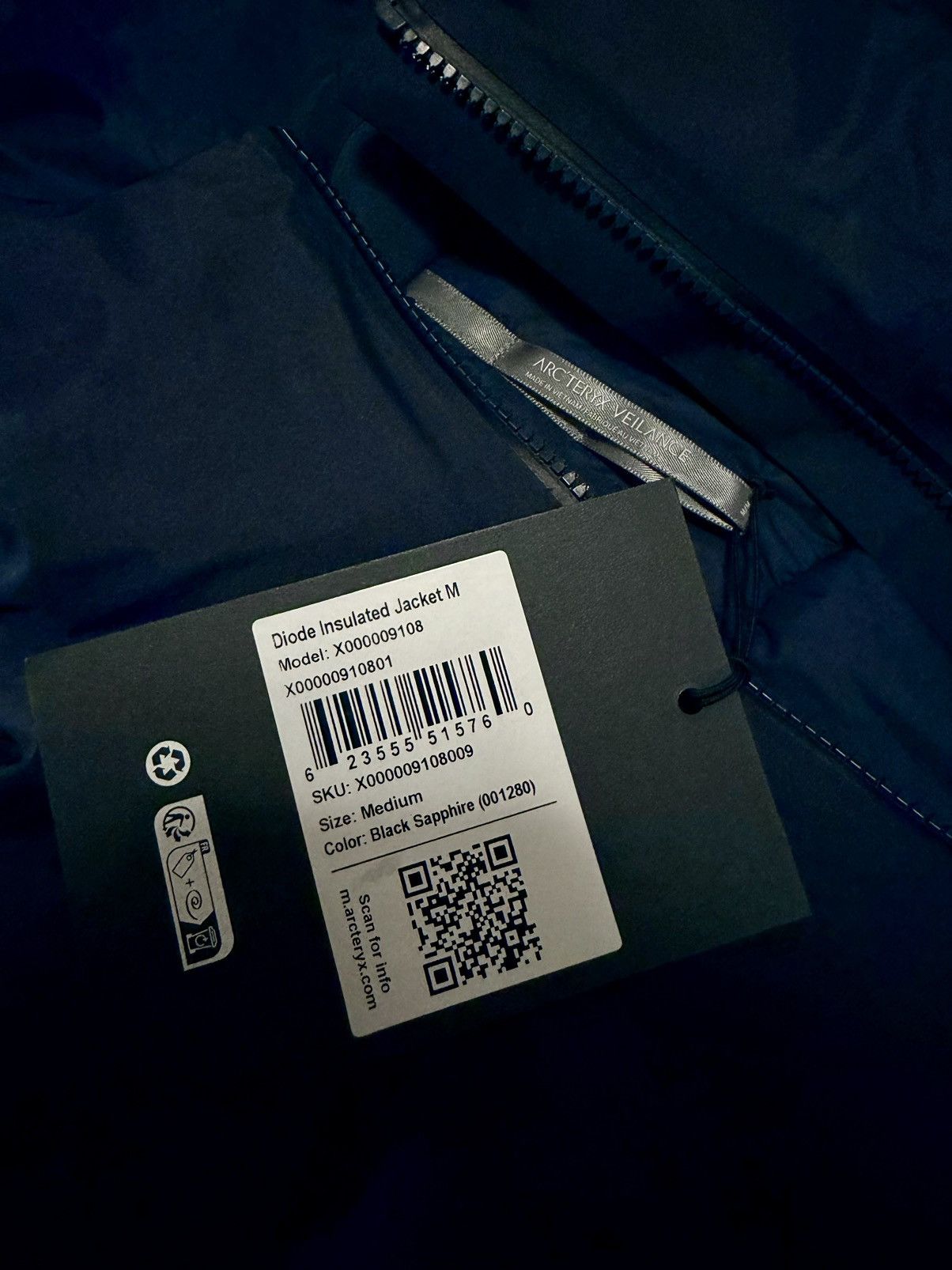 Arc'teryx Arc'teryx Veilance Navy Diode Insulated Jacket Men's M Size US M / EU 48-50 / 2 - 6 Thumbnail