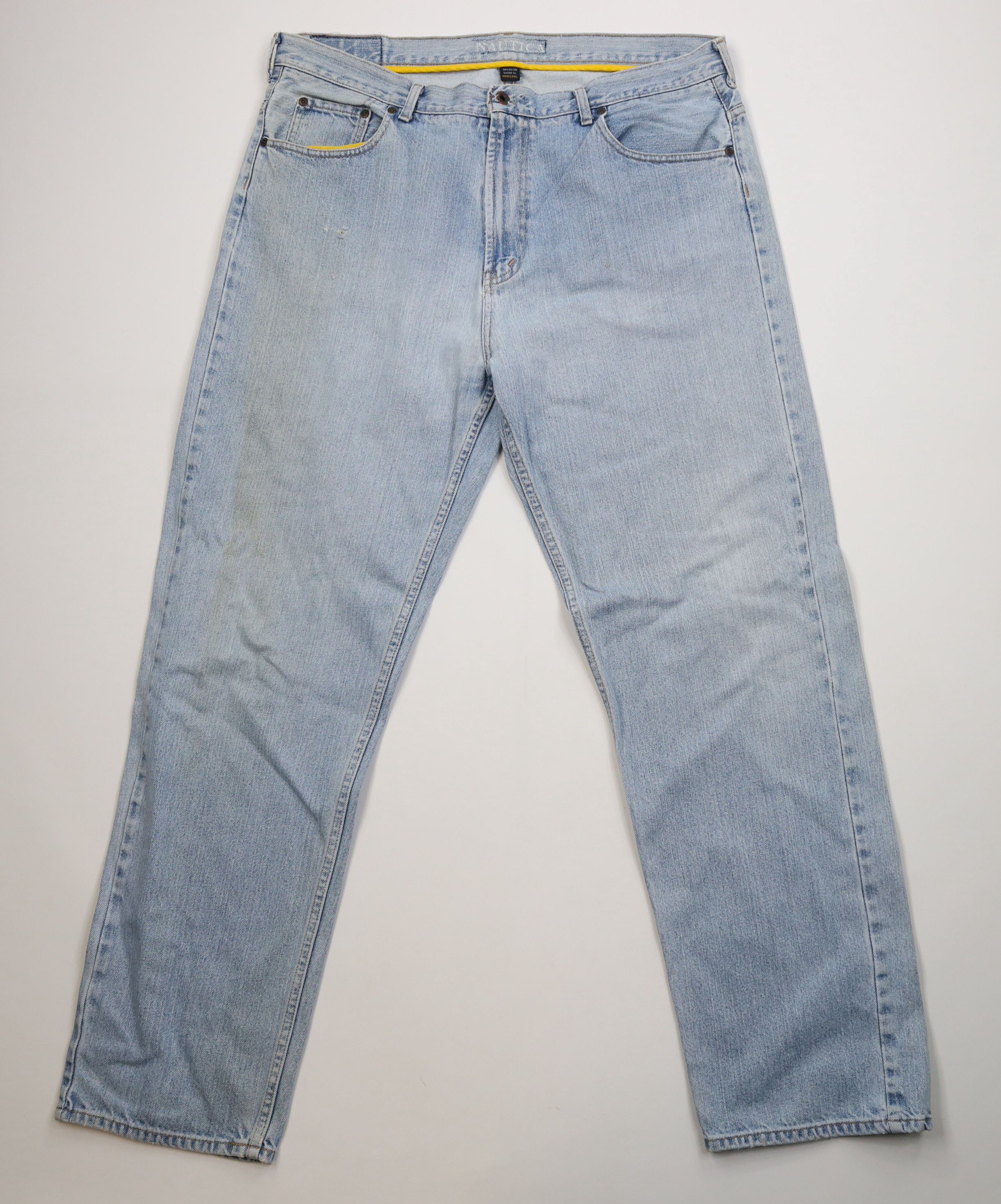 Nautica Vintage 90s Nautica Classic Fit Wide Leg Denim Jeans Blue Size US 40 / EU 56 - 1 Thumbnail