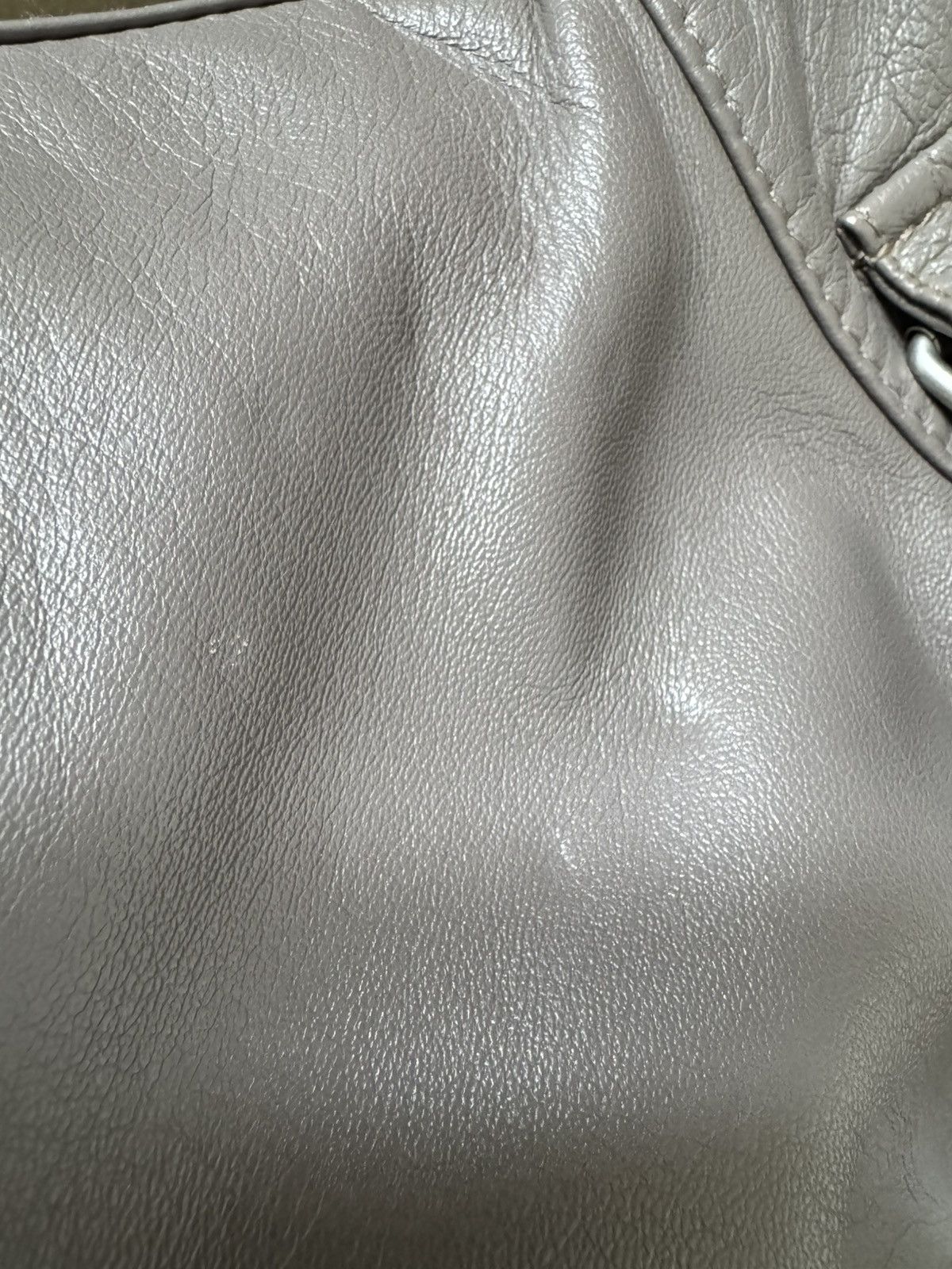 Belstaff Belstaff Taupe Leather Cropped Bomber Jacket. Size IT 46 Size L / US 10 / IT 46 - 11 Thumbnail