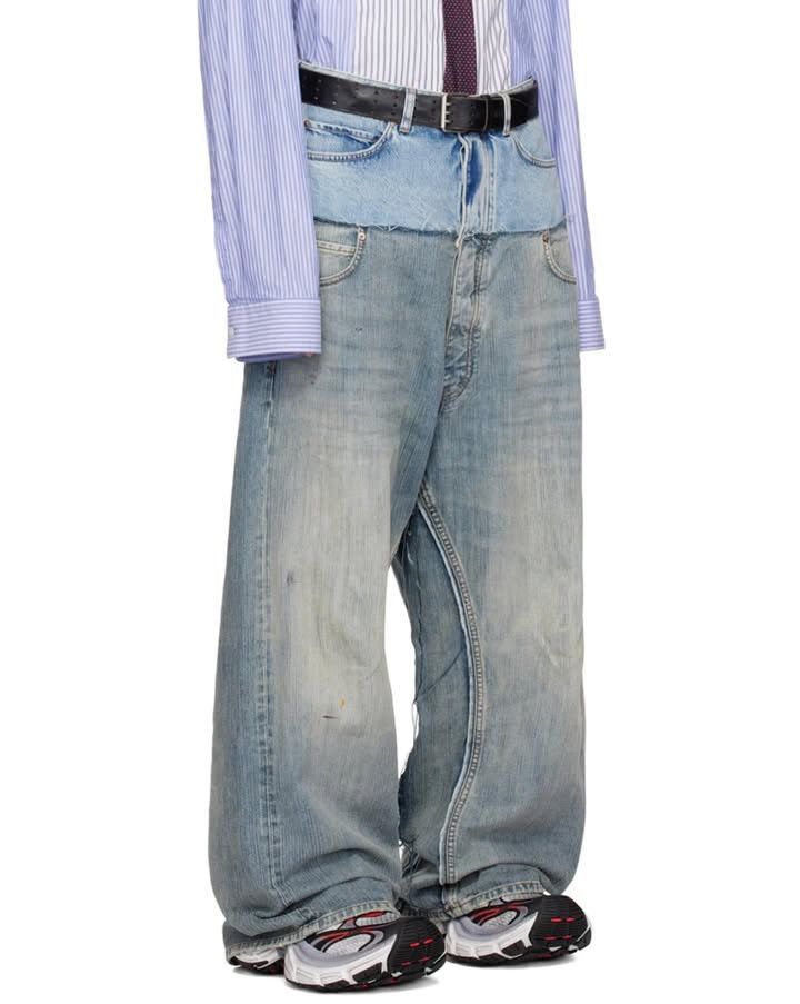 パンツ TOMOBALENCIAGA Cut Up Baggy Pants パンツ TOMOBALENCIAGA Cut Up Baggy Pants Men's Cut-up Baggy