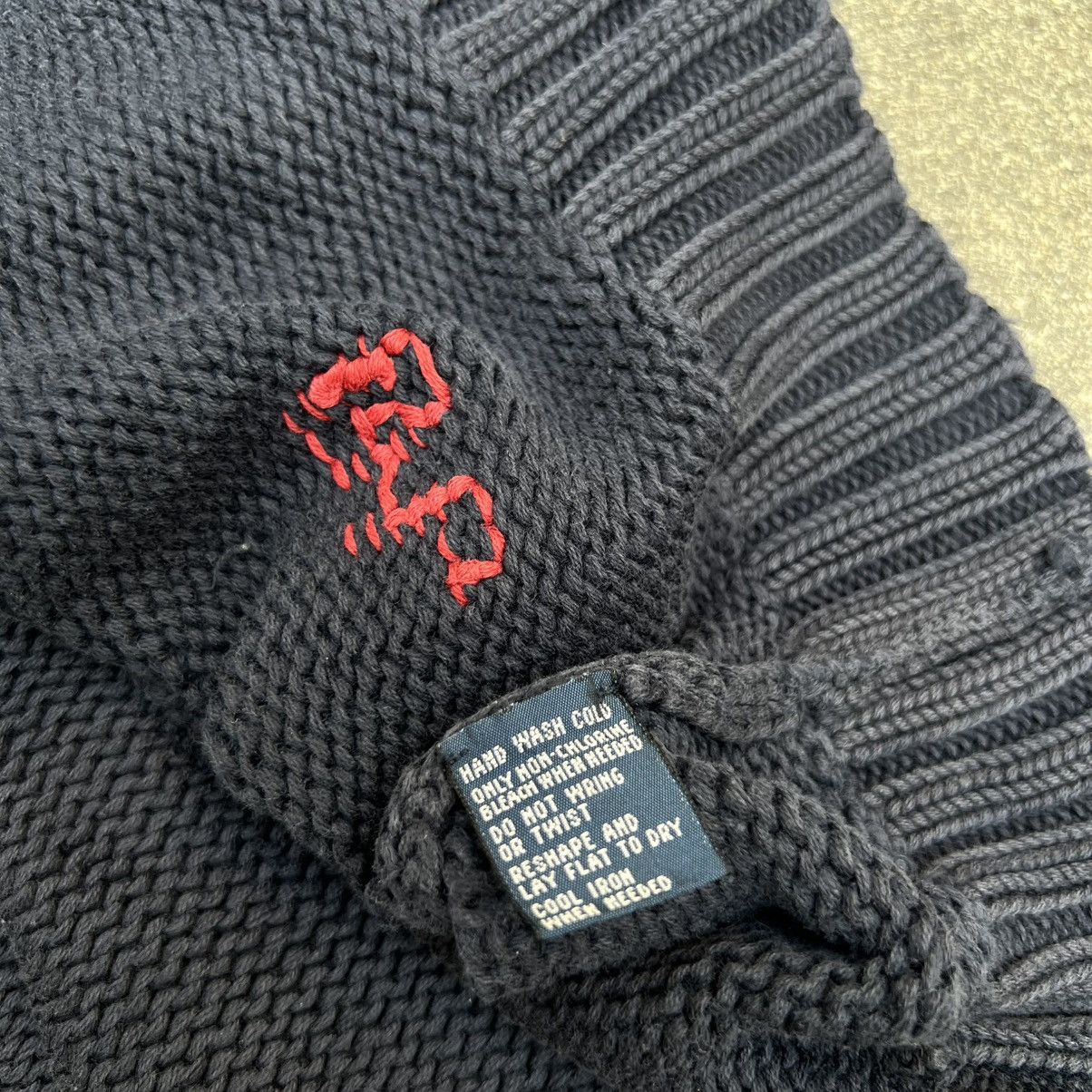 Designer × Polo Ralph Lauren × Vintage Vintage Polo Ralph Lauren American Flag Knit Sweater Size US L / EU 52-54 / 3 - 5 Thumbnail