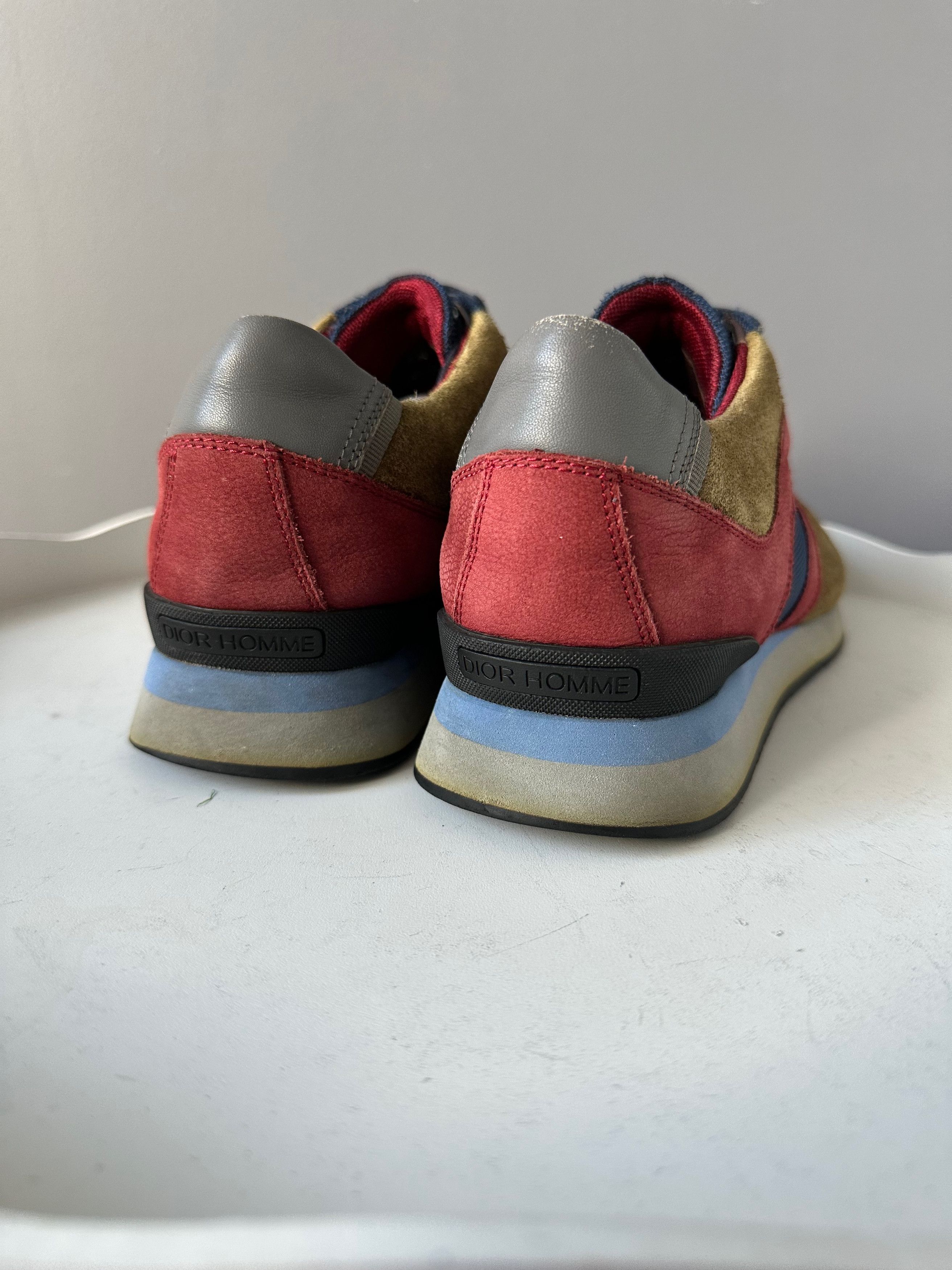 Dior 2014 A/W DIOR Homme low top suede sneakers Multicolor Size US 10 / EU 43 - 7 Thumbnail