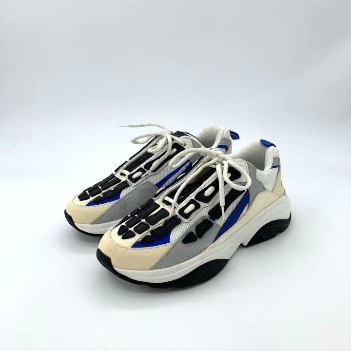 Amiri Amiri Color Block Round Toe Platform Sneakers Size US 10 / EU 43 - 1 Thumbnail
