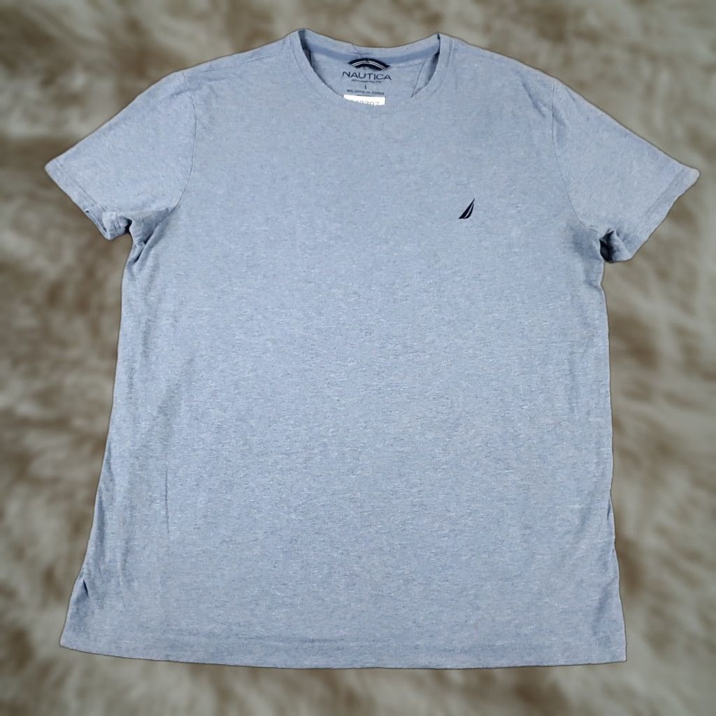 Nautica Nautica Shirt Mens Size Large Blue Short Sleeve Crew Neck All Seasons Logo Vintage No Size US L / EU 52-54 / 3 - 1 Thumbnail