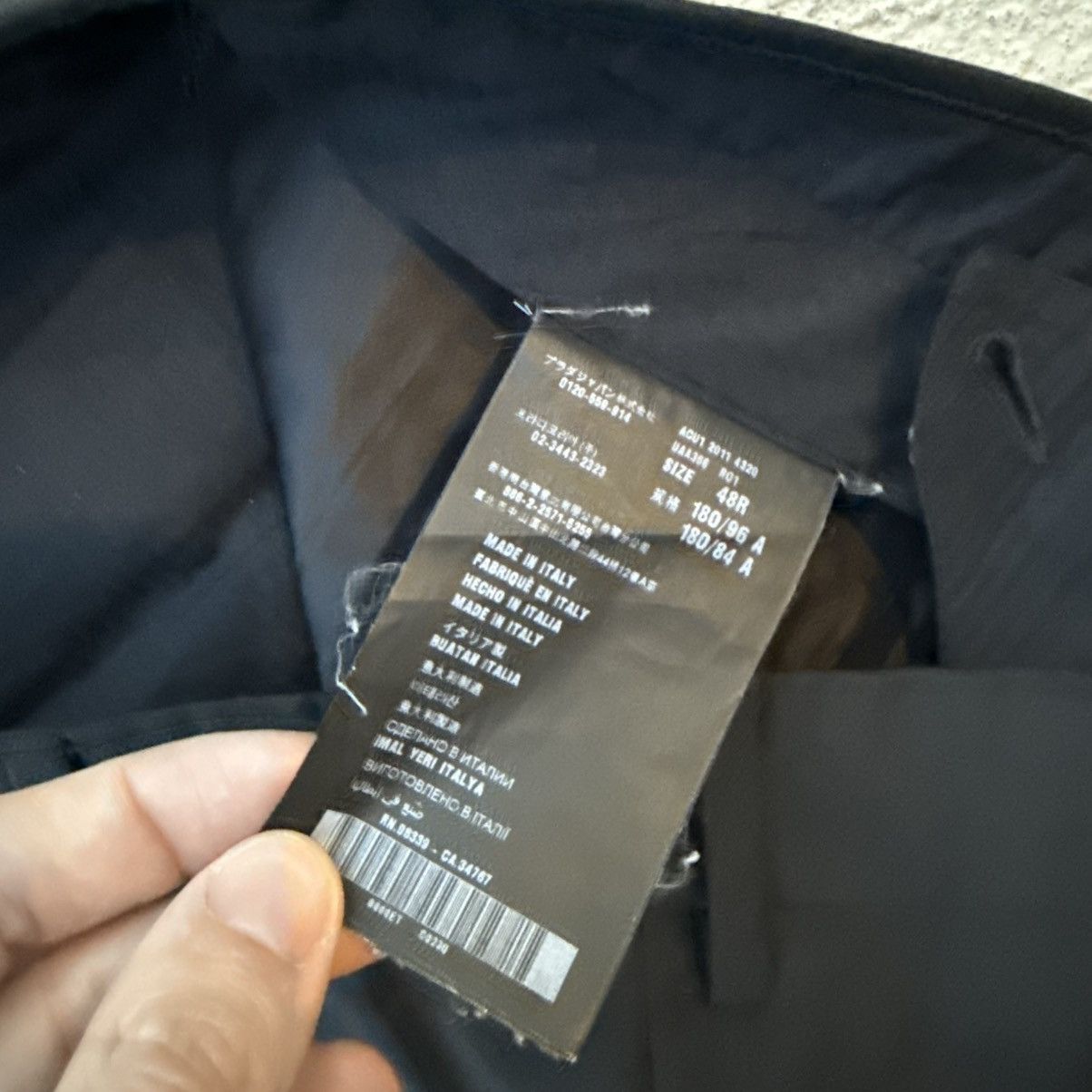 Prada Prada Milano 2011 2-Button Suit - Black / Size 48R Size 48R - 11 Thumbnail