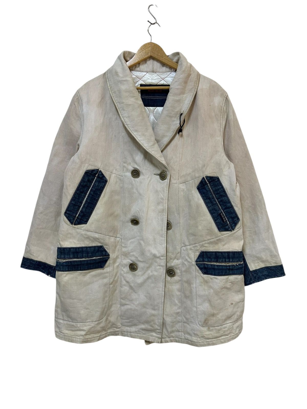 Blue Blue Japan vintage blue blue japan double collar heavy jacket Size US L / EU 52-54 / 3 - 1 Thumbnail
