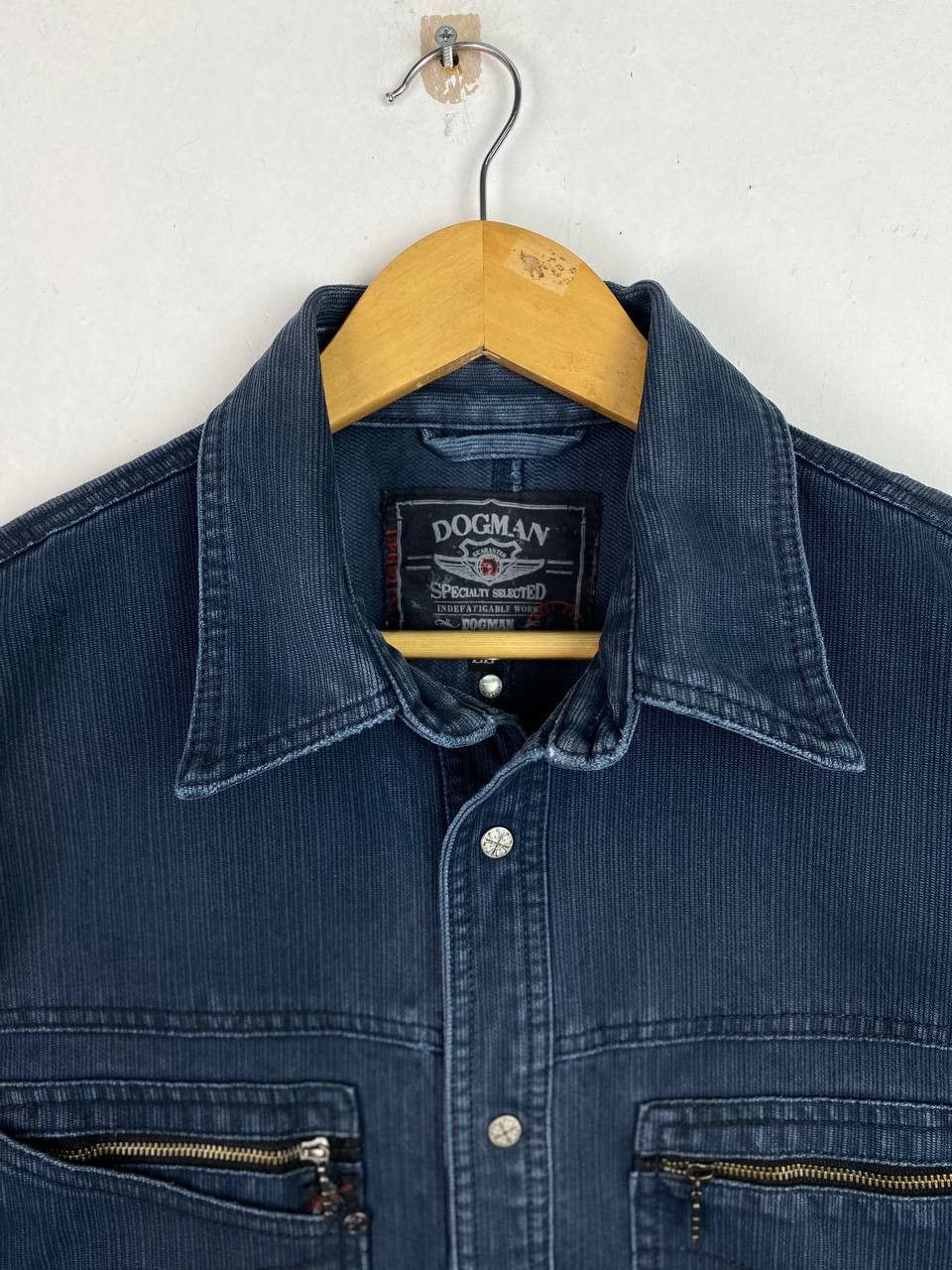Japanese Brand dogman workers denim jacket nice design Size US L / EU 52-54 / 3 - 2 Thumbnail