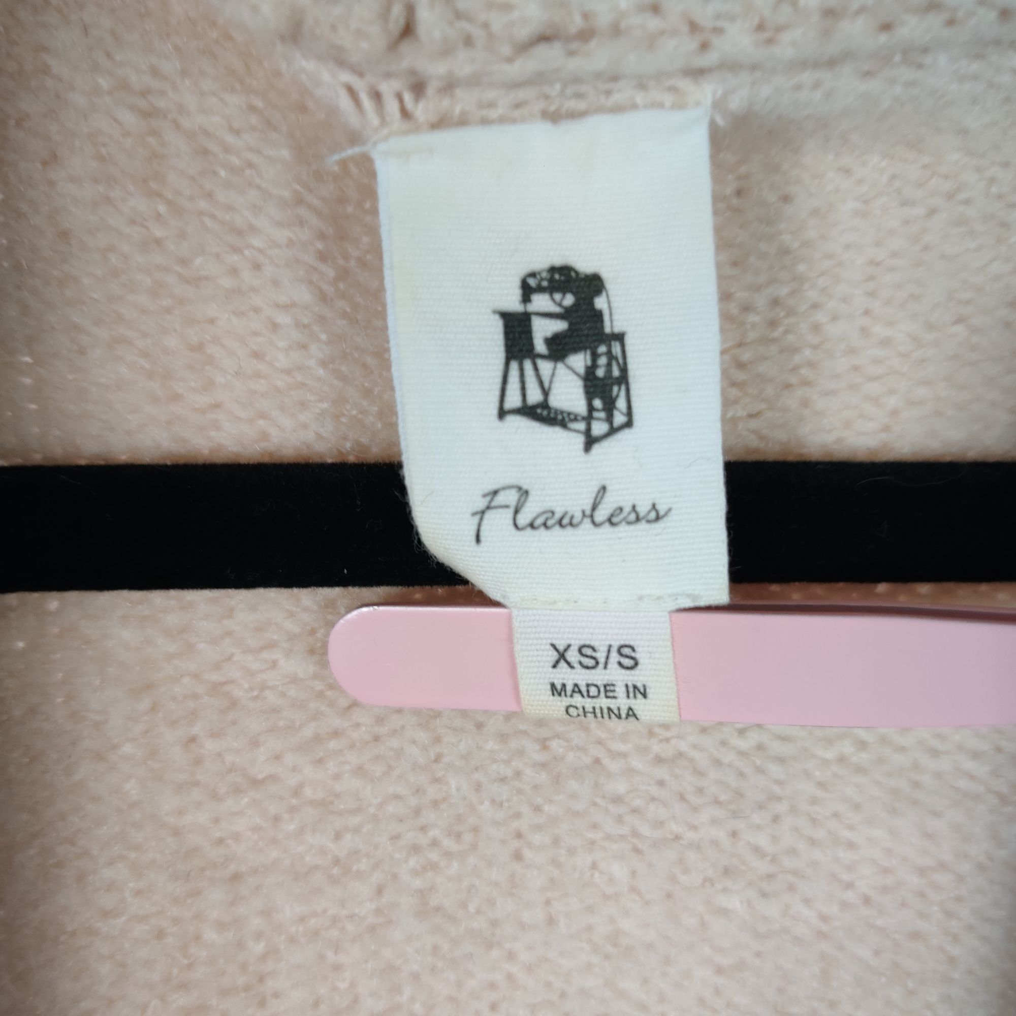 Other Flawless Waterfall Open Front Cardigan XS/S Cream Minimalist Size S / US 4 / IT 40 - 4 Thumbnail