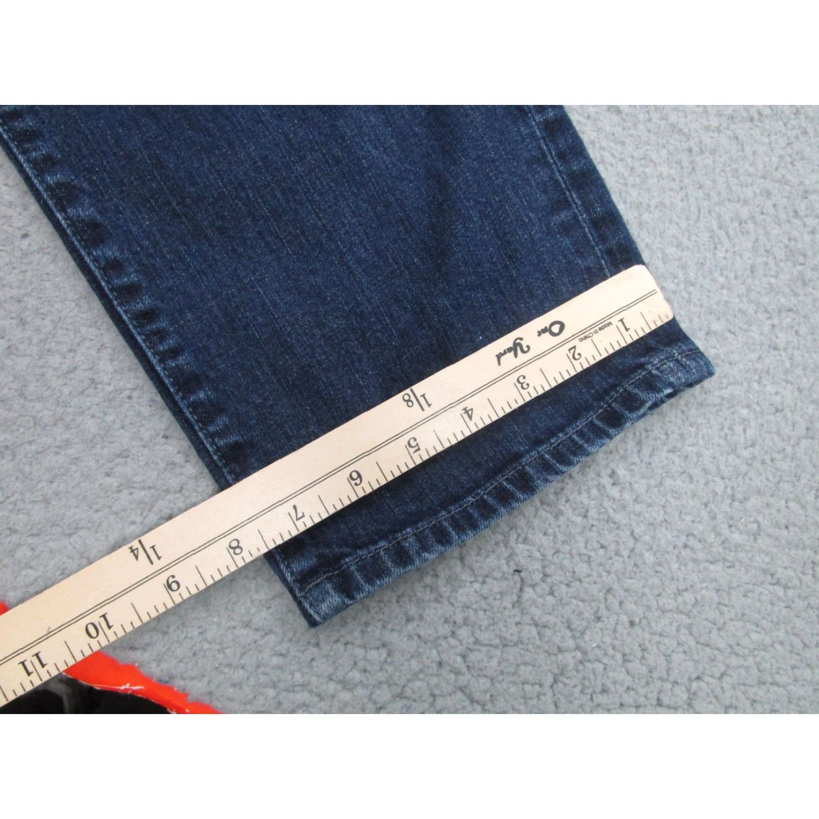 Denime AG Adriano Goldschmied Jeans Mens 36x32 Blue Straight Stretch Denim Casual Size US 36 / EU 52 - 5 Thumbnail