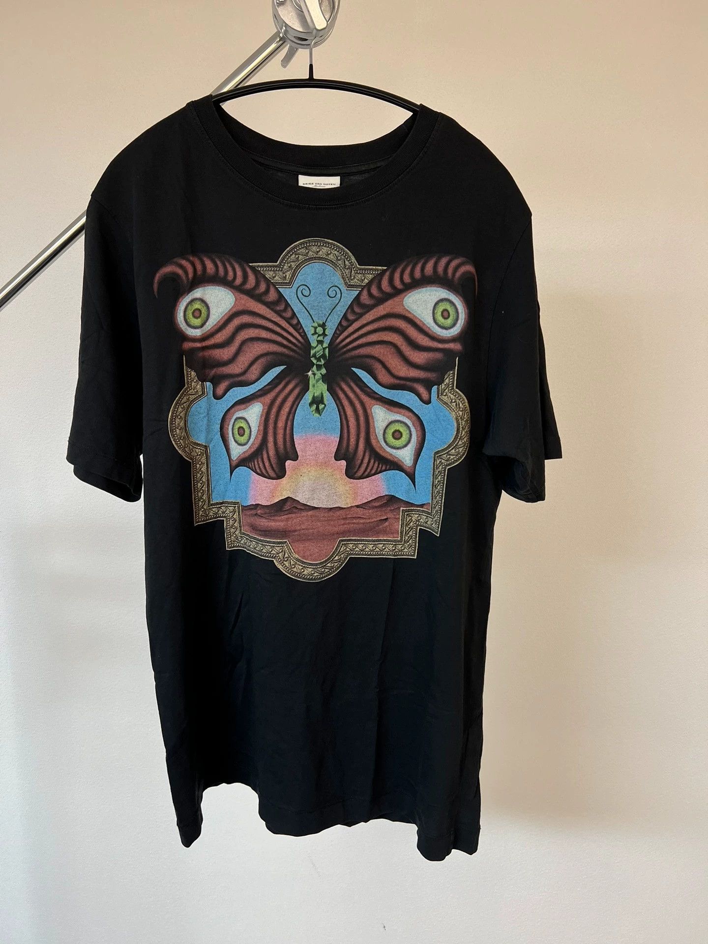 Dries Van Noten Dries Van Noten Butterfly Print Tee Size US M / EU 48-50 / 2 - 1 Thumbnail