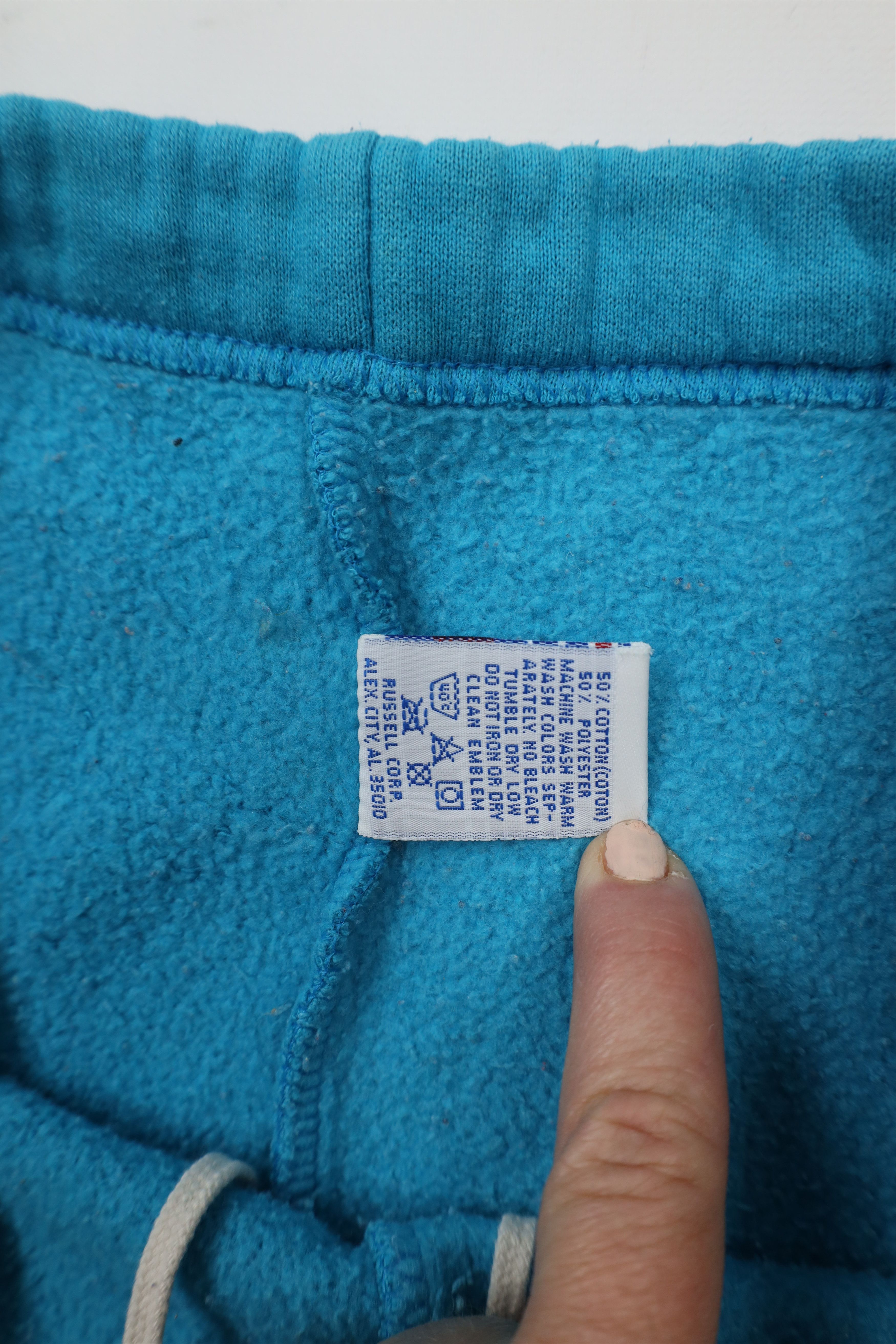 Russell Athletic × Vintage Vintage 90s Russell Athletic Sweatpants Joggers Blue USA Size 32" / US 10 / IT 46 - 10 Thumbnail