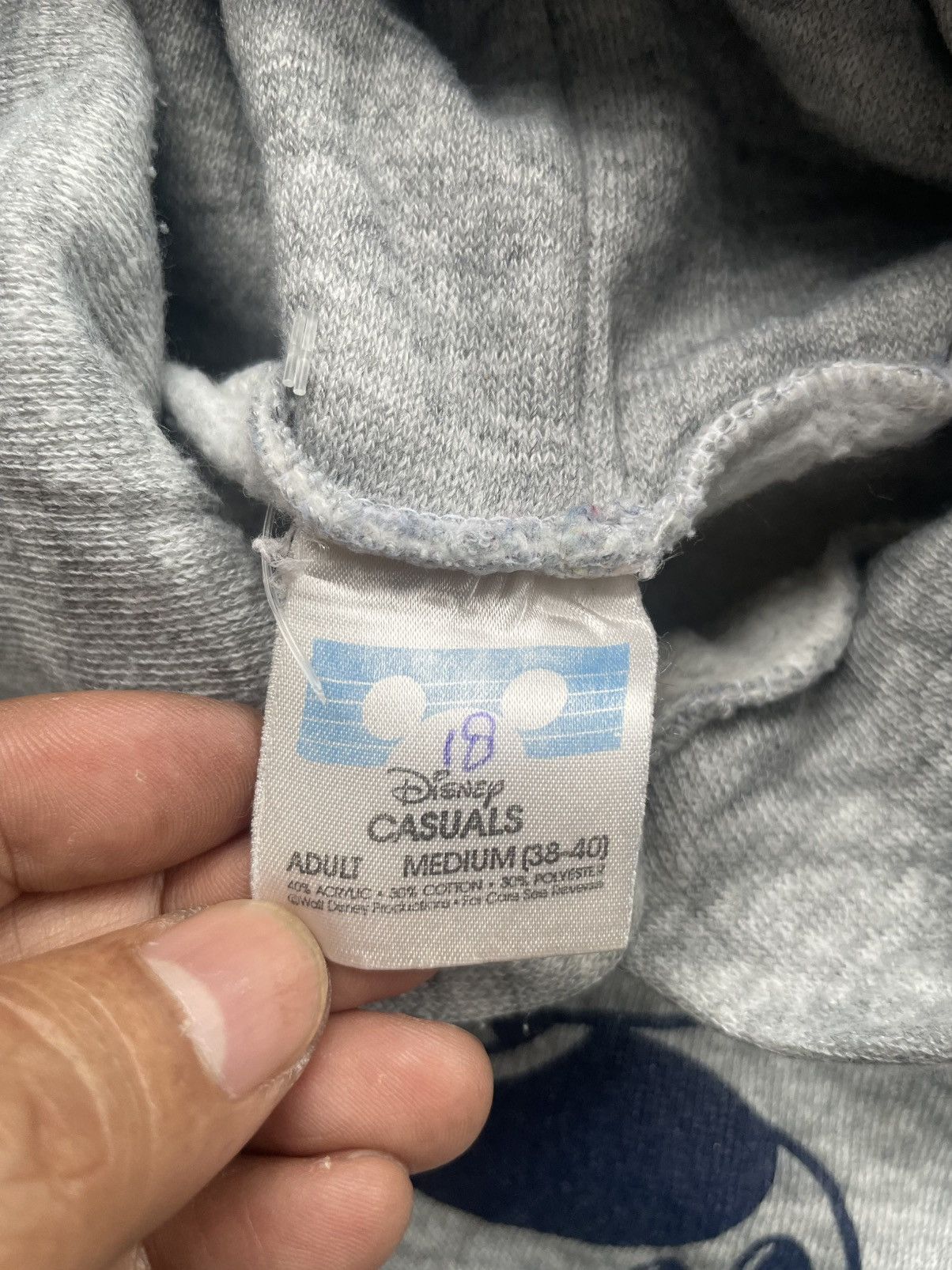 Disney Vintage Mickey Mouse 3 Blend Hoodie Size US M / EU 48-50 / 2 - 11 Thumbnail