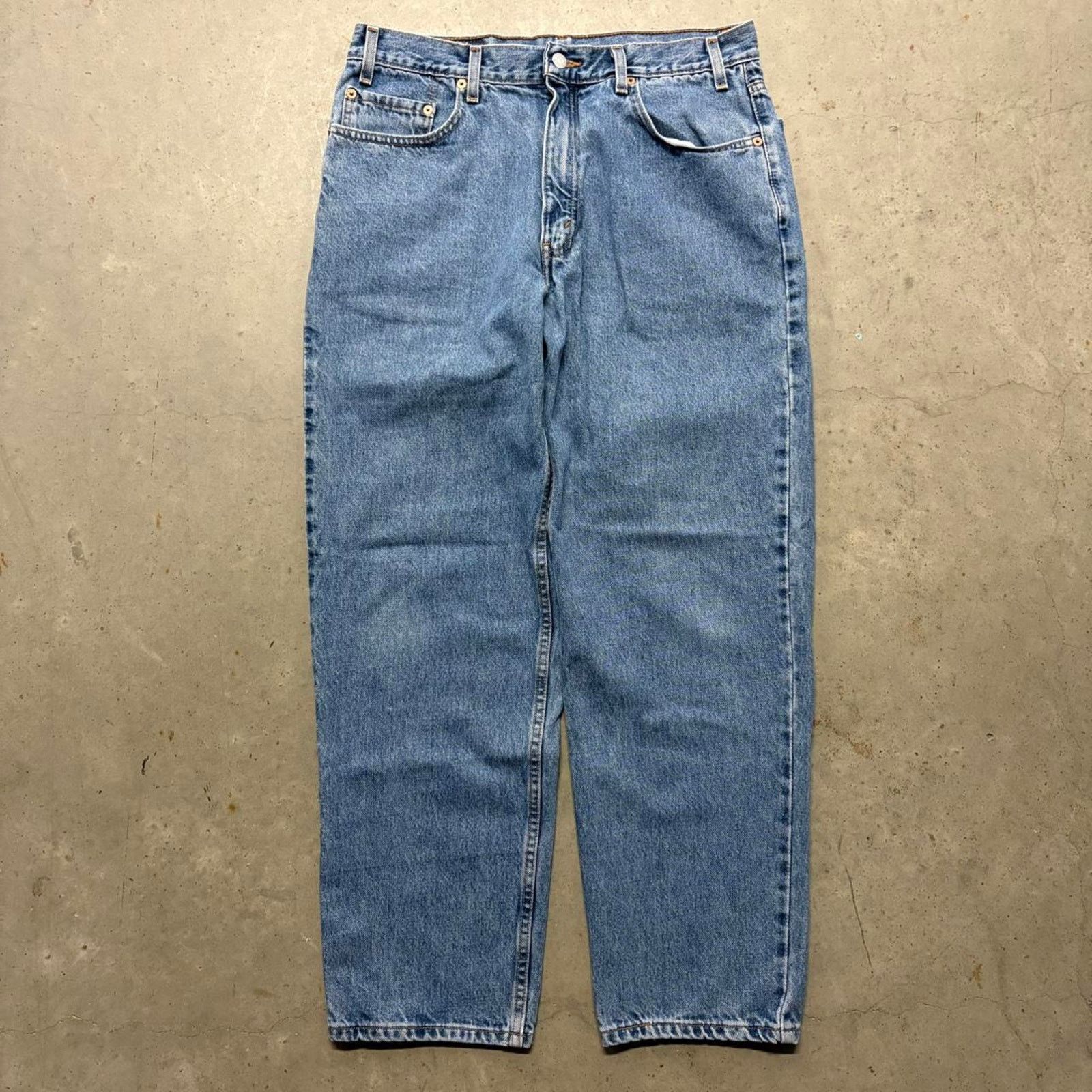 Japanese Brand × Levi's × Vintage Crazy Vintage Y2K Levi's 550 Relaxed Baggy Loose Denim Jeans Size US 36 / EU 52 - 1 Thumbnail